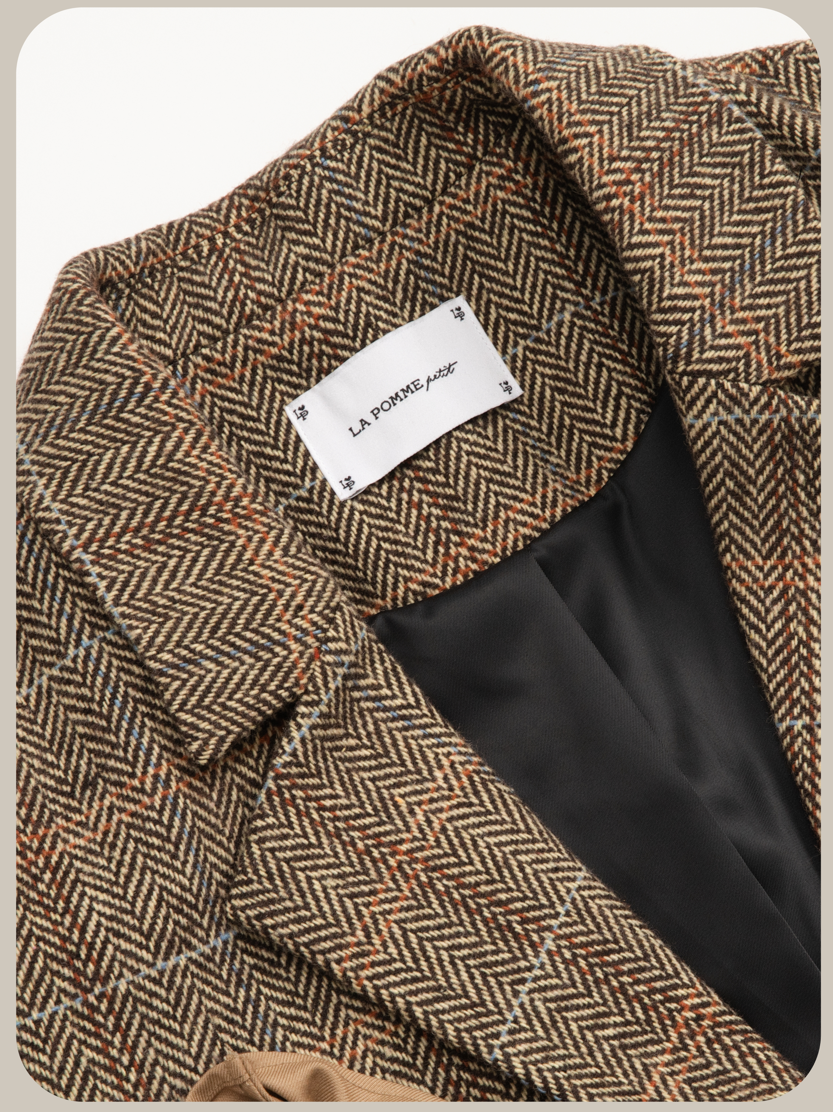 ・予約商品・Check Frill Decorate Jacket/チェック柄フリルジャケット