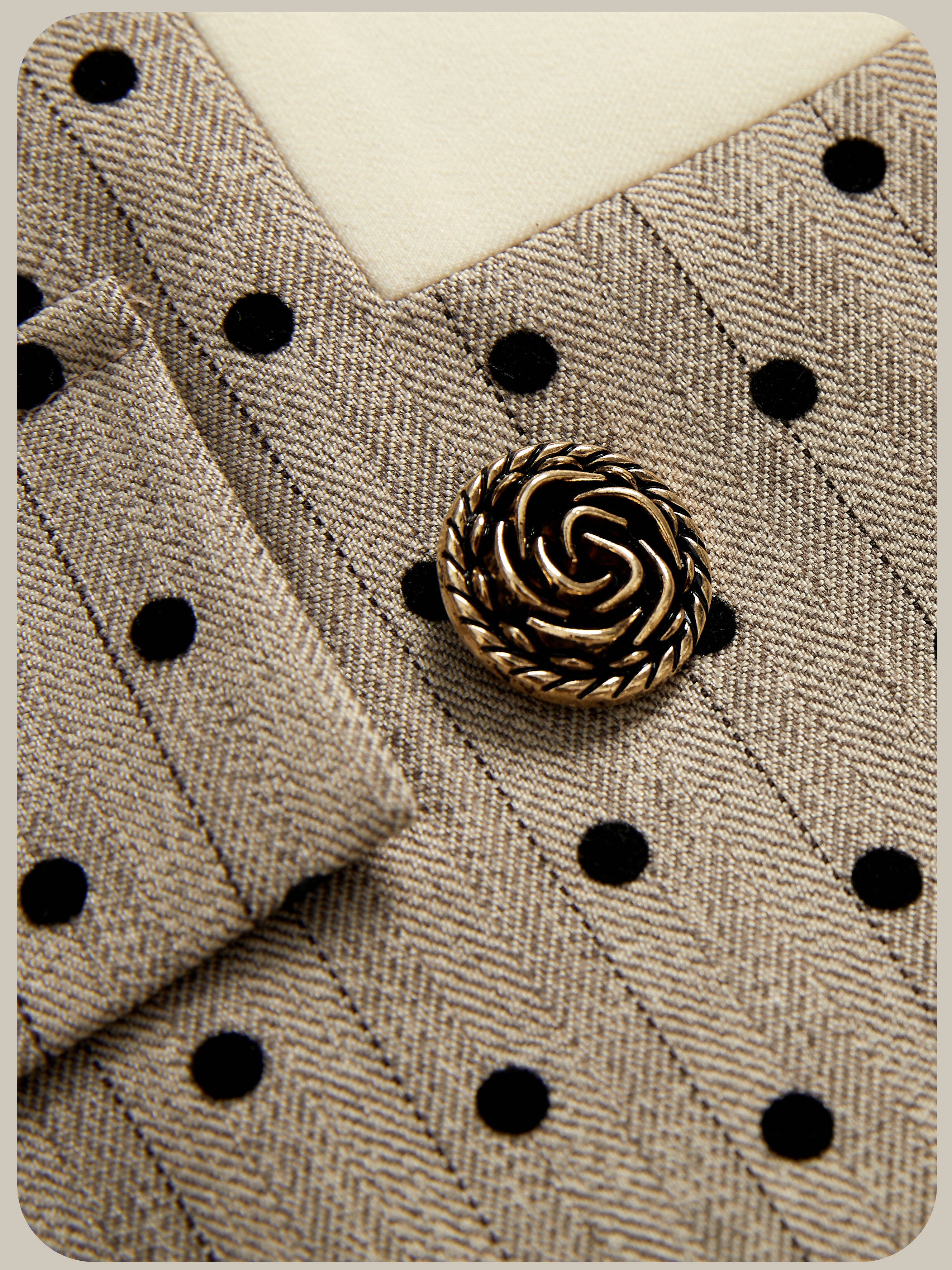 ・予約商品・Elegant Collar Jacket With Lace Up Skirt/エレガント襟ジャケットレースアップスカート