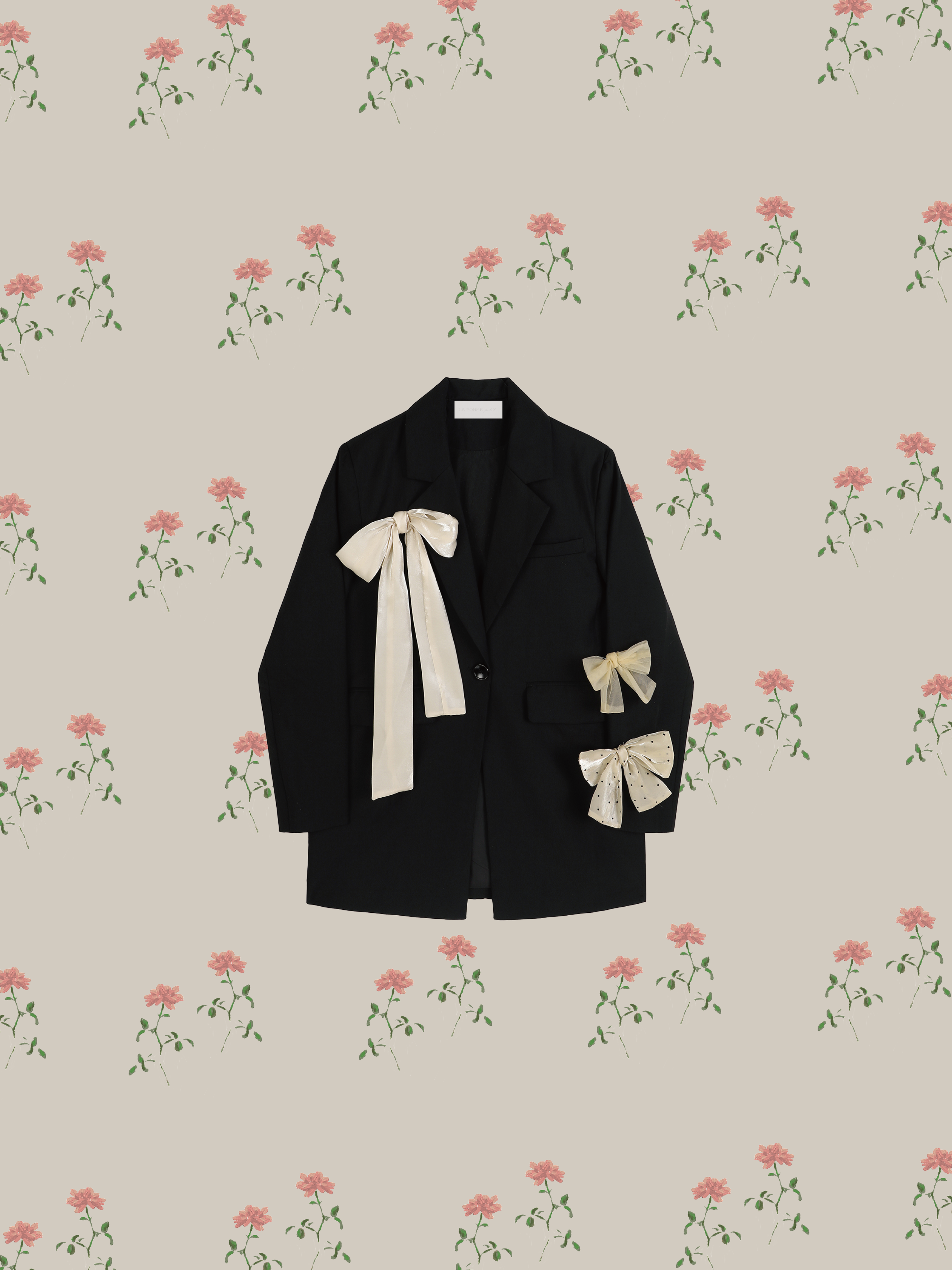 ・予約商品・Ribbon Attacthed Black Jacket