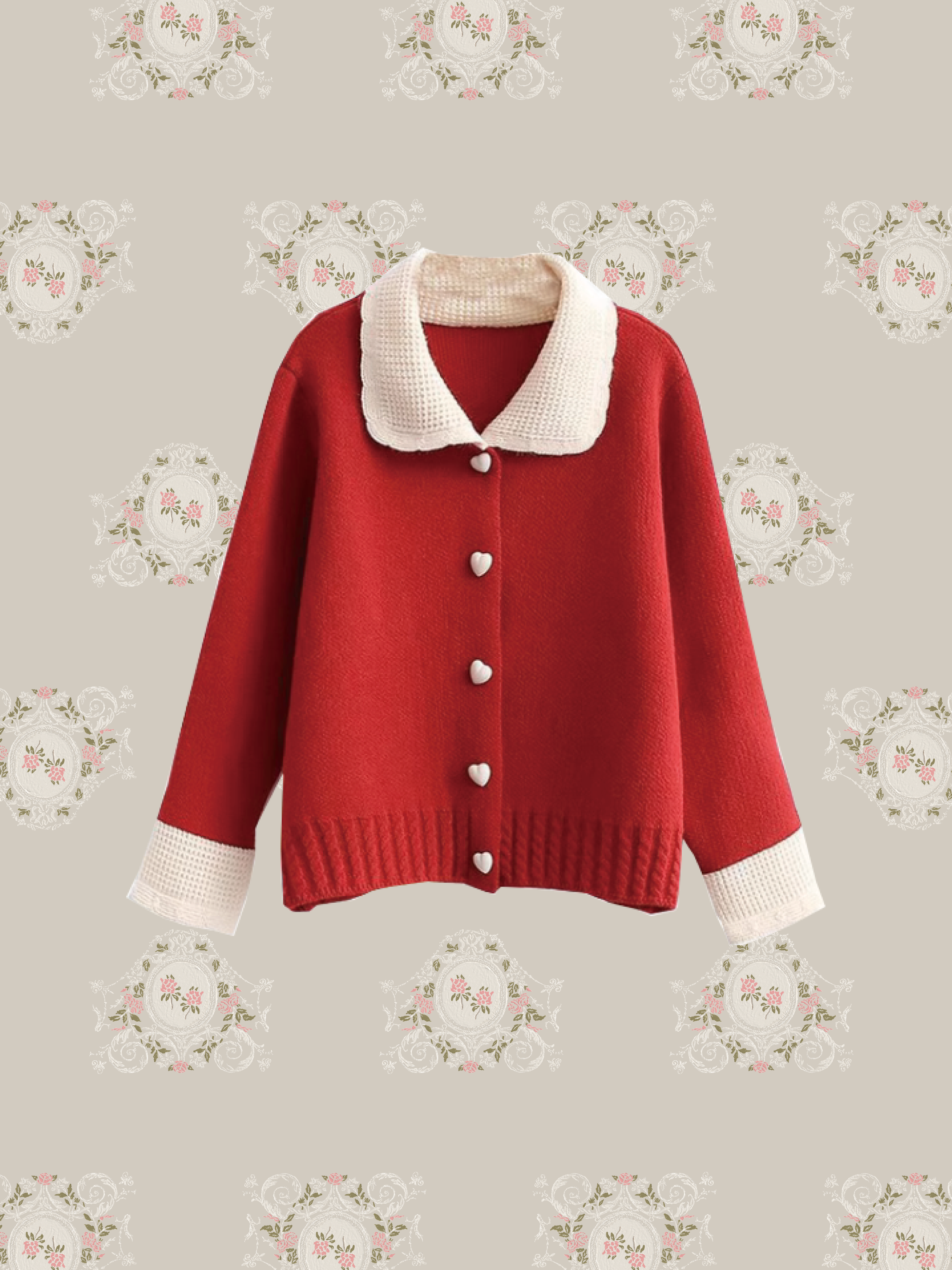 Stitched Doll Collar Cardigan/ステッチドールカラーカーディガン