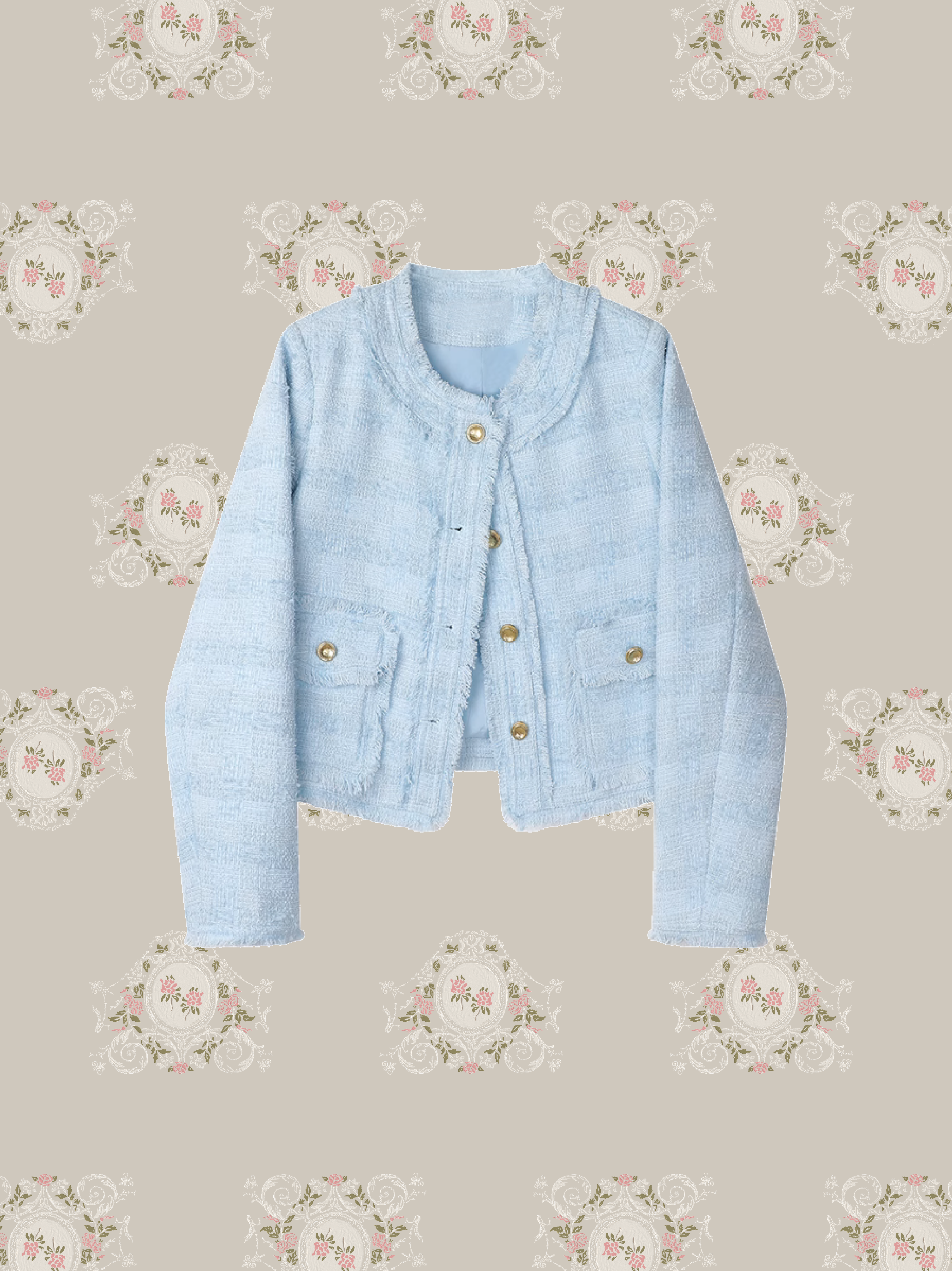 Elegant Tweed Short Jacket/エレガントツイードショートジャケット