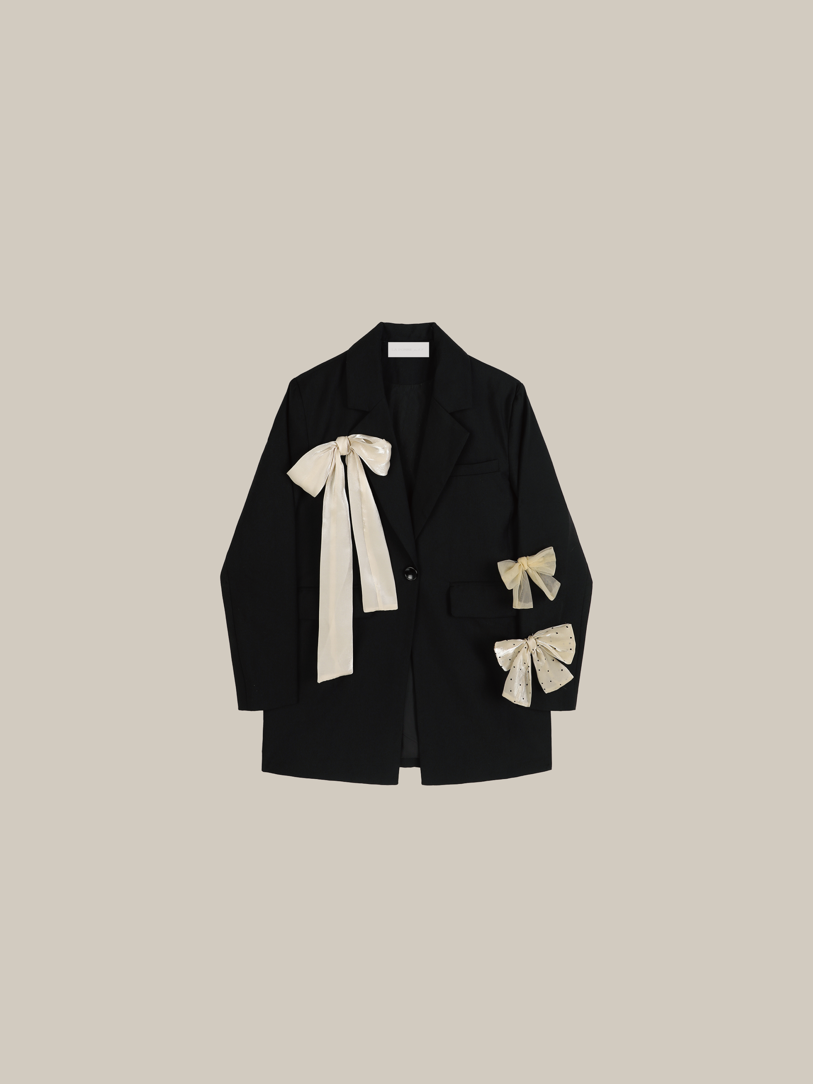 ・予約商品・Ribbon Attacthed Black Jacket