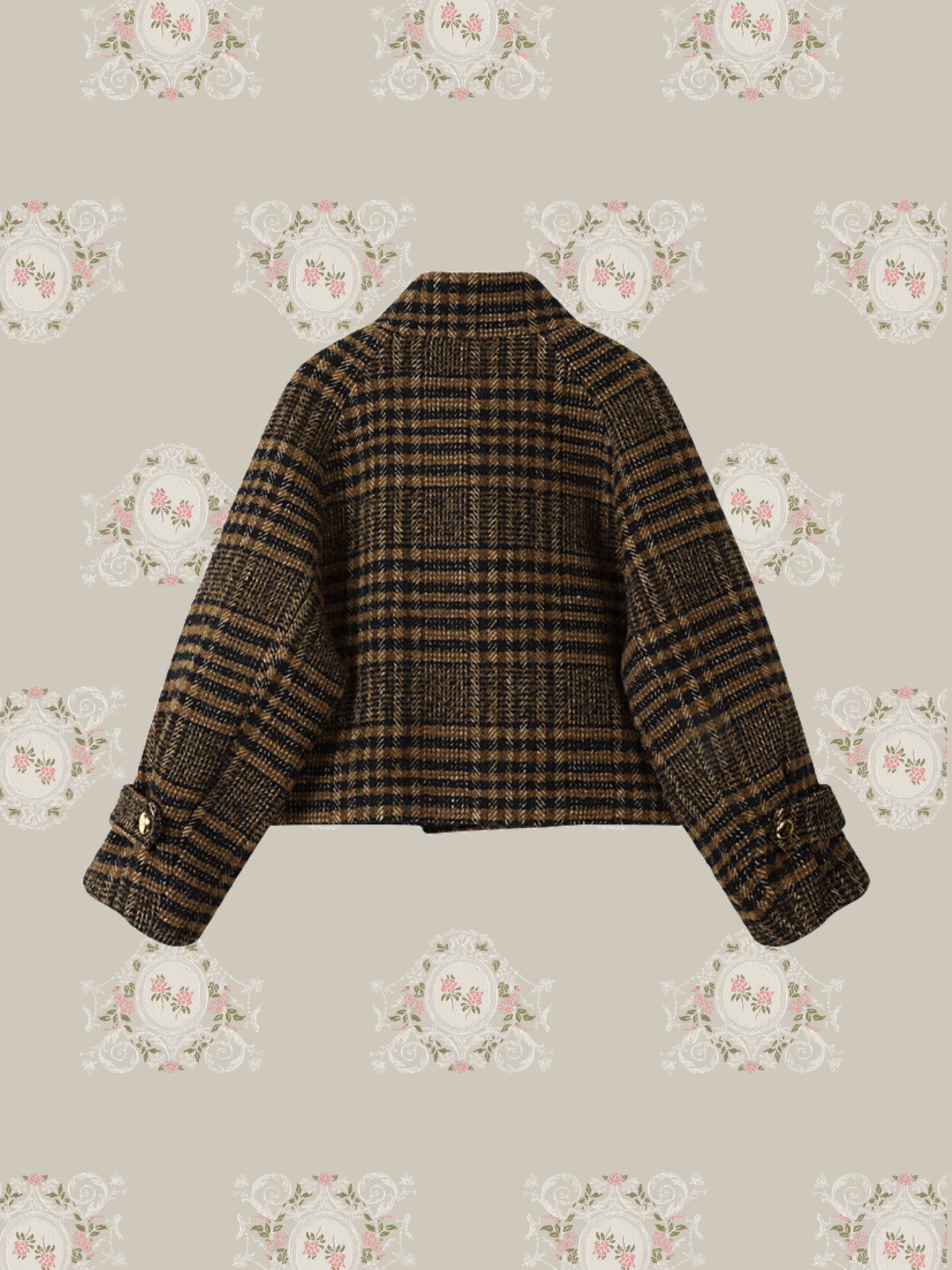 Quilty Stand Collar Wool Coat/キルティスタンドカラーウールコート