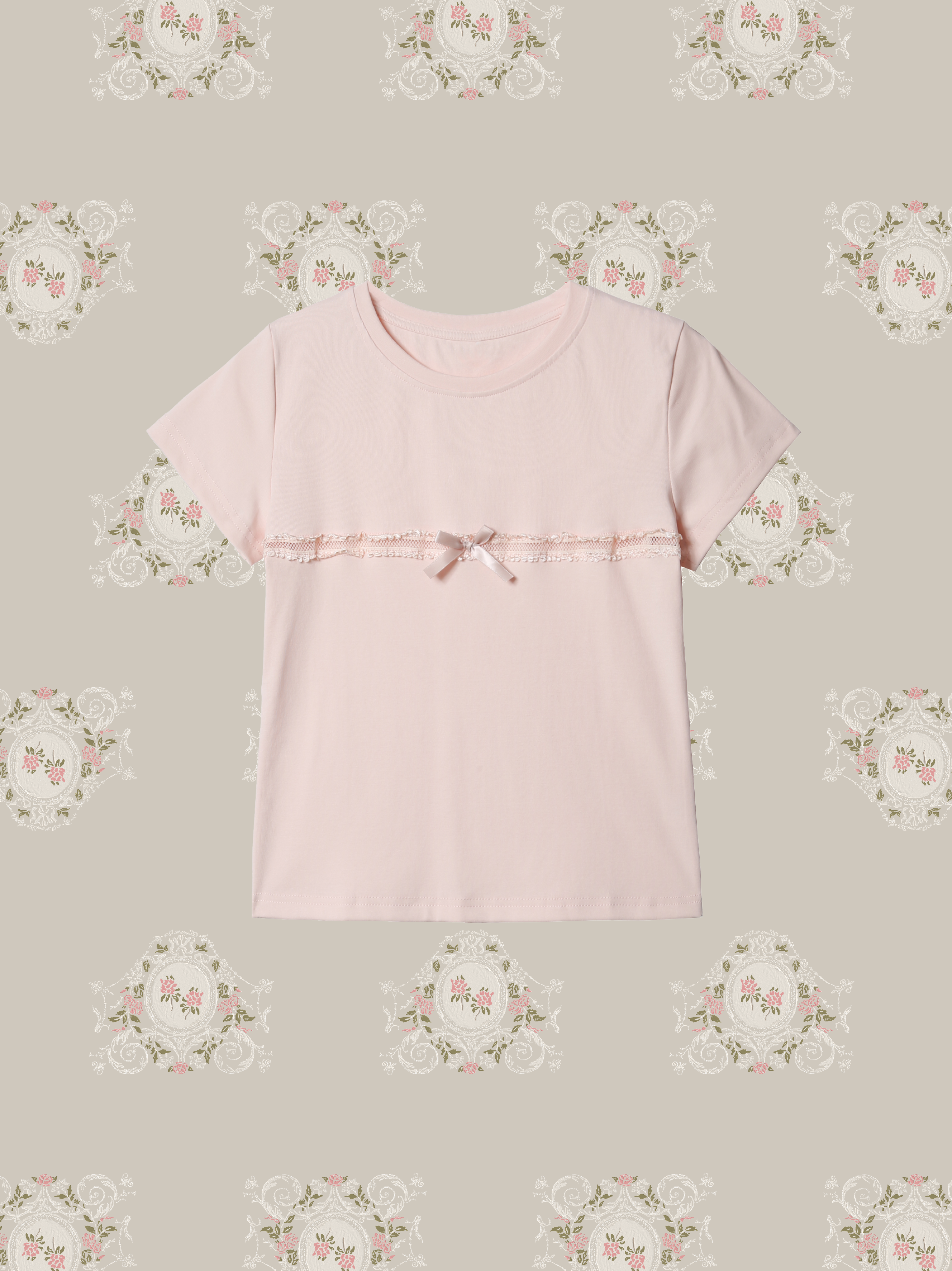 Single Lace Band T/シングルレースバンドTシャツ