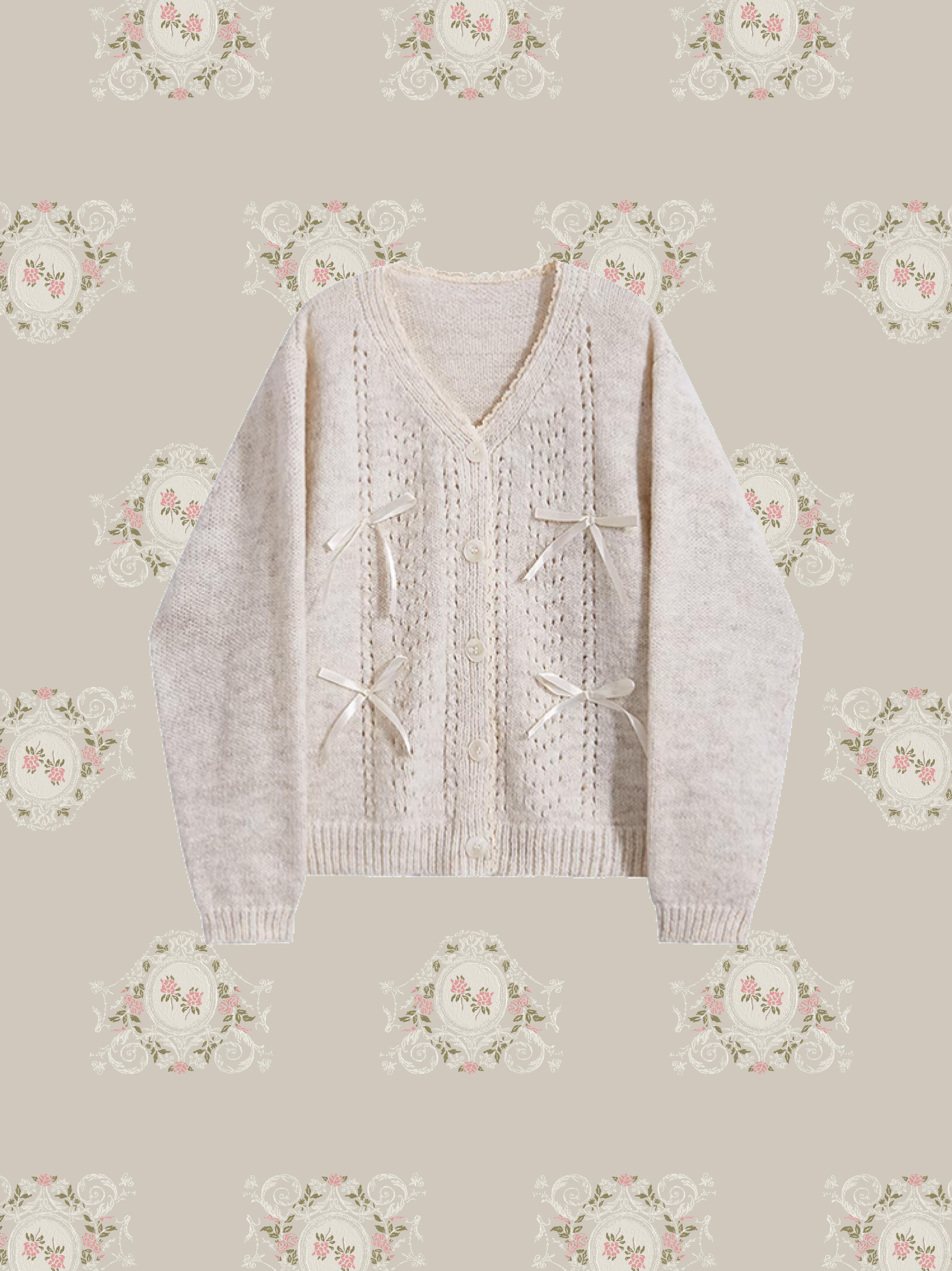Relaxed Ribbon Cardigan/リラックスリボンカーディガン