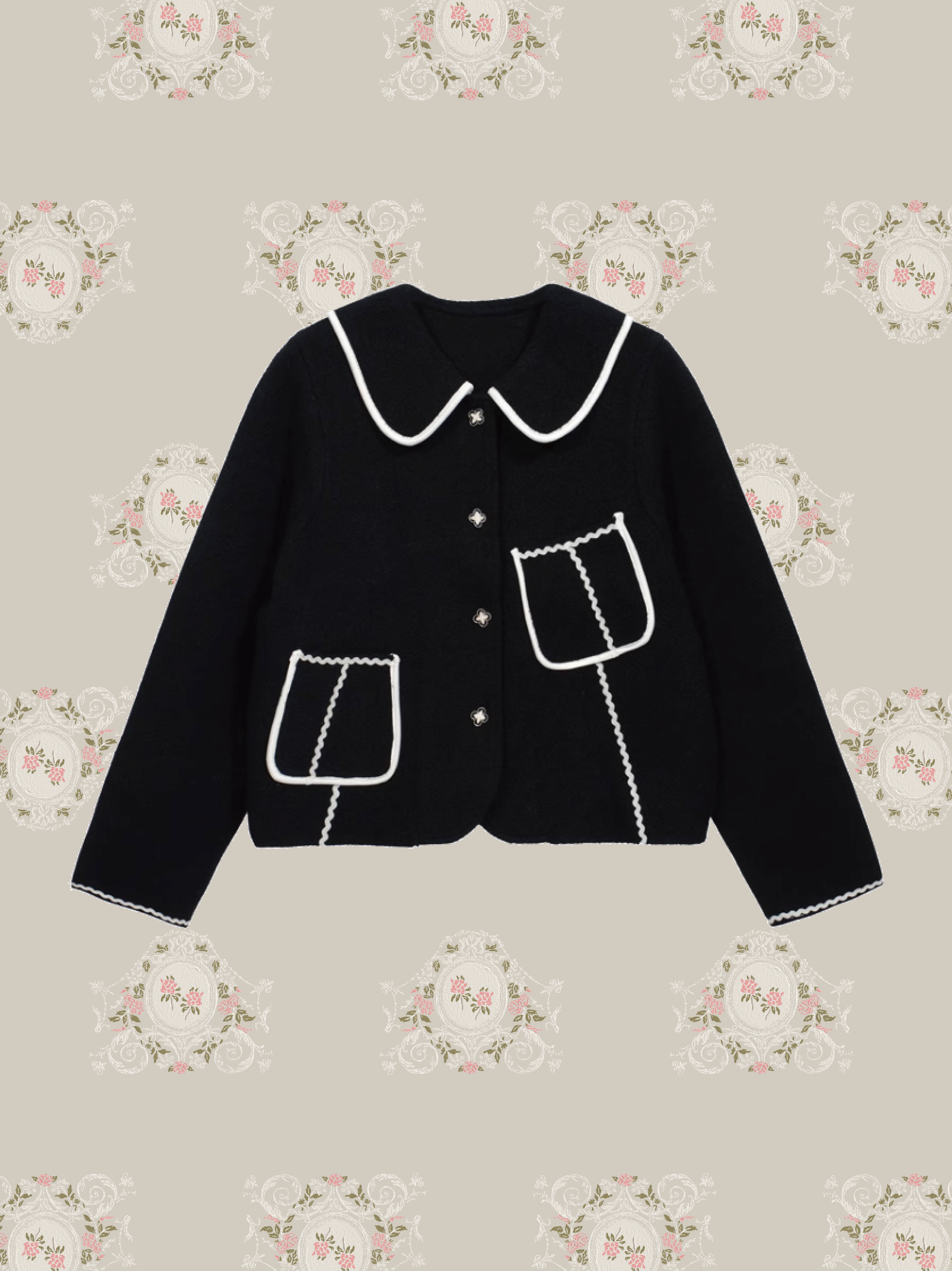Two Tone Piping Jacket