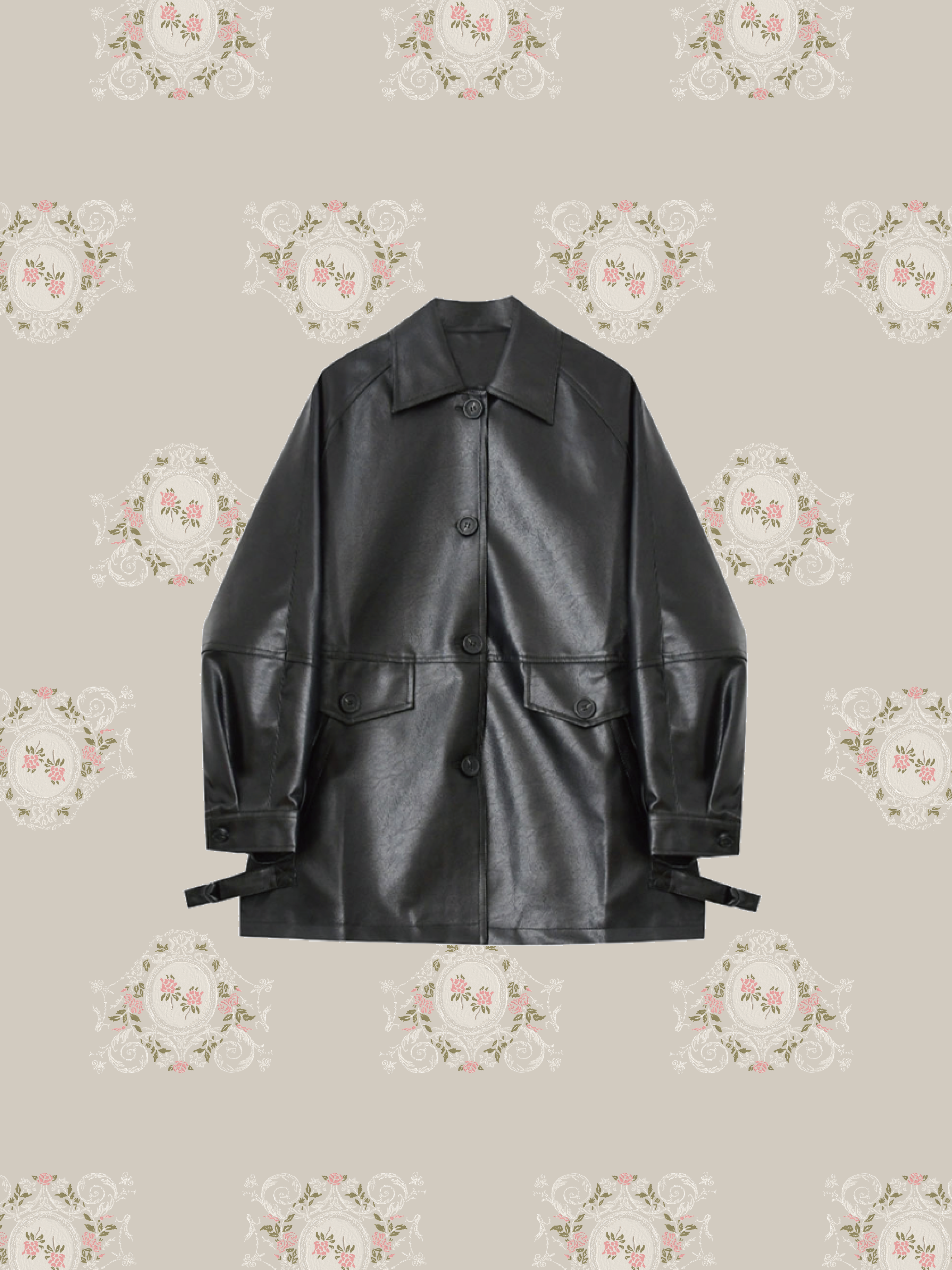 Silhouette Pu Leather Jacket