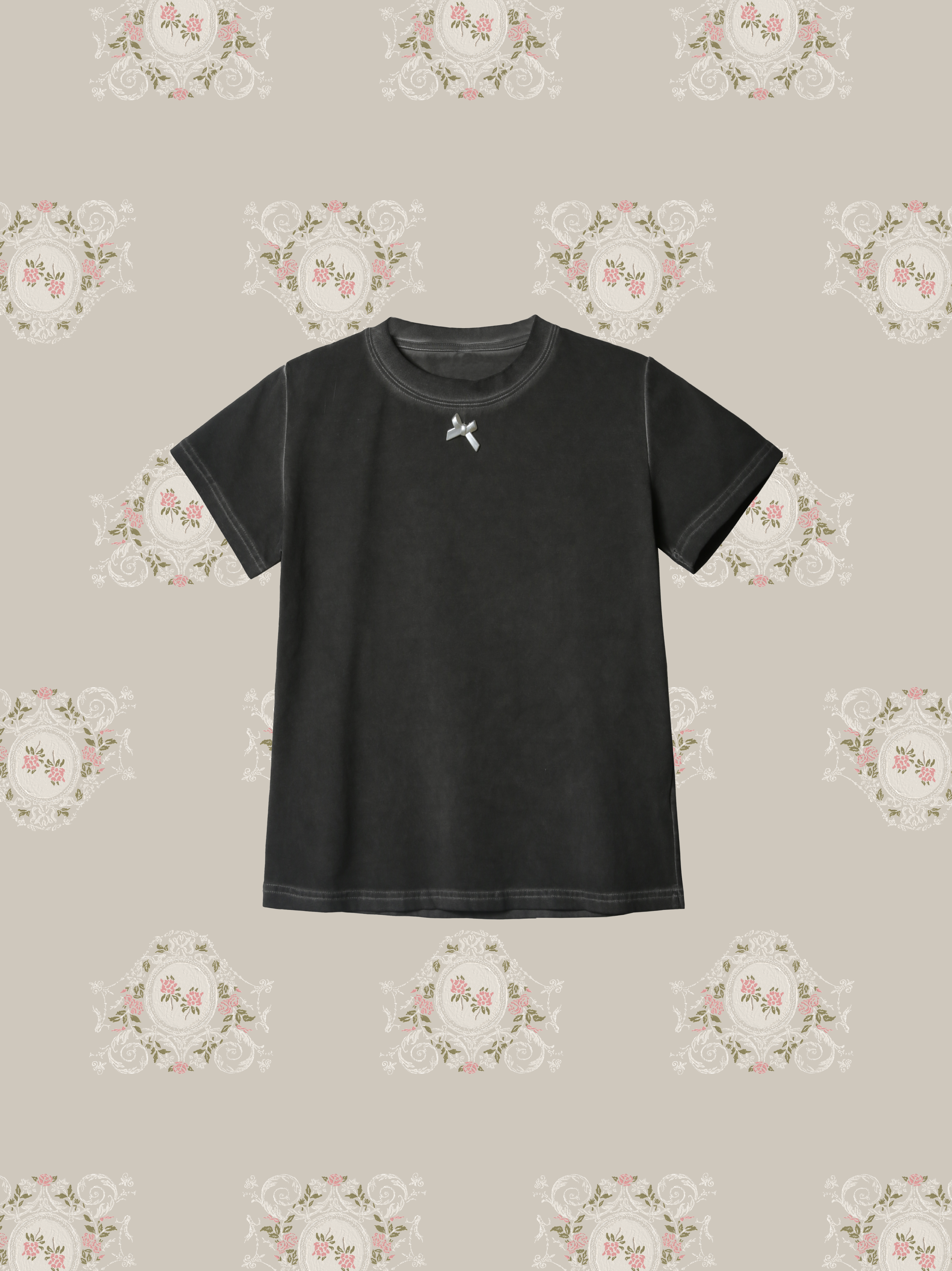 Knot Crop T/ノットクロップT