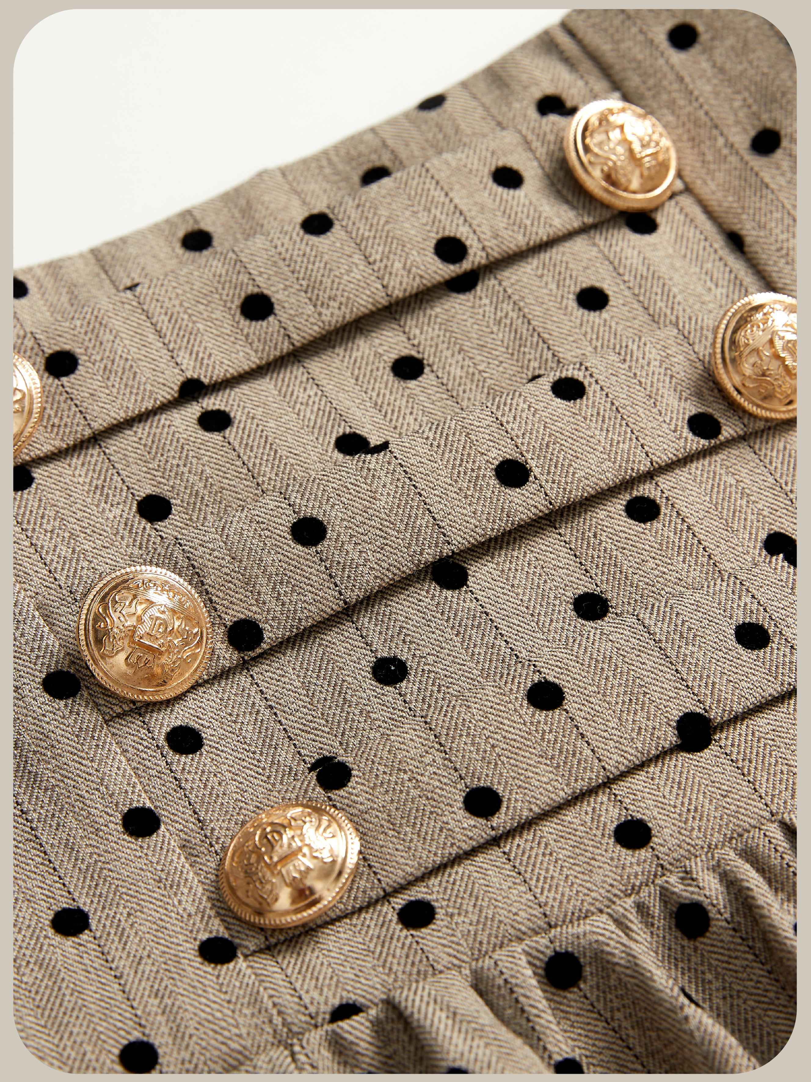 ・予約商品・Elegant Collar Jacket With Lace Up Skirt/エレガント襟ジャケットレースアップスカート