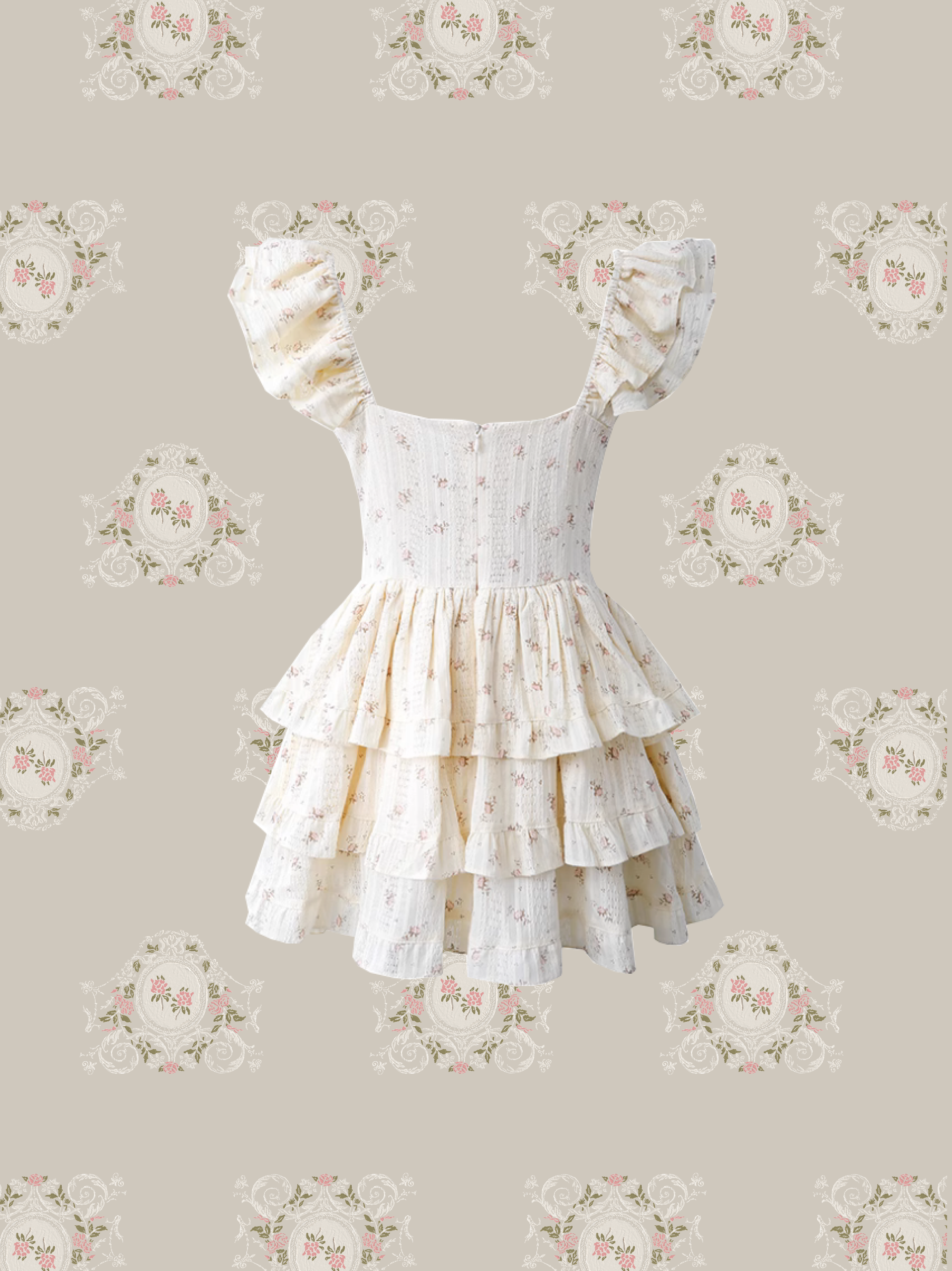 Flare Floral Sweet One Piece/フレアフローラルスイートワンピース