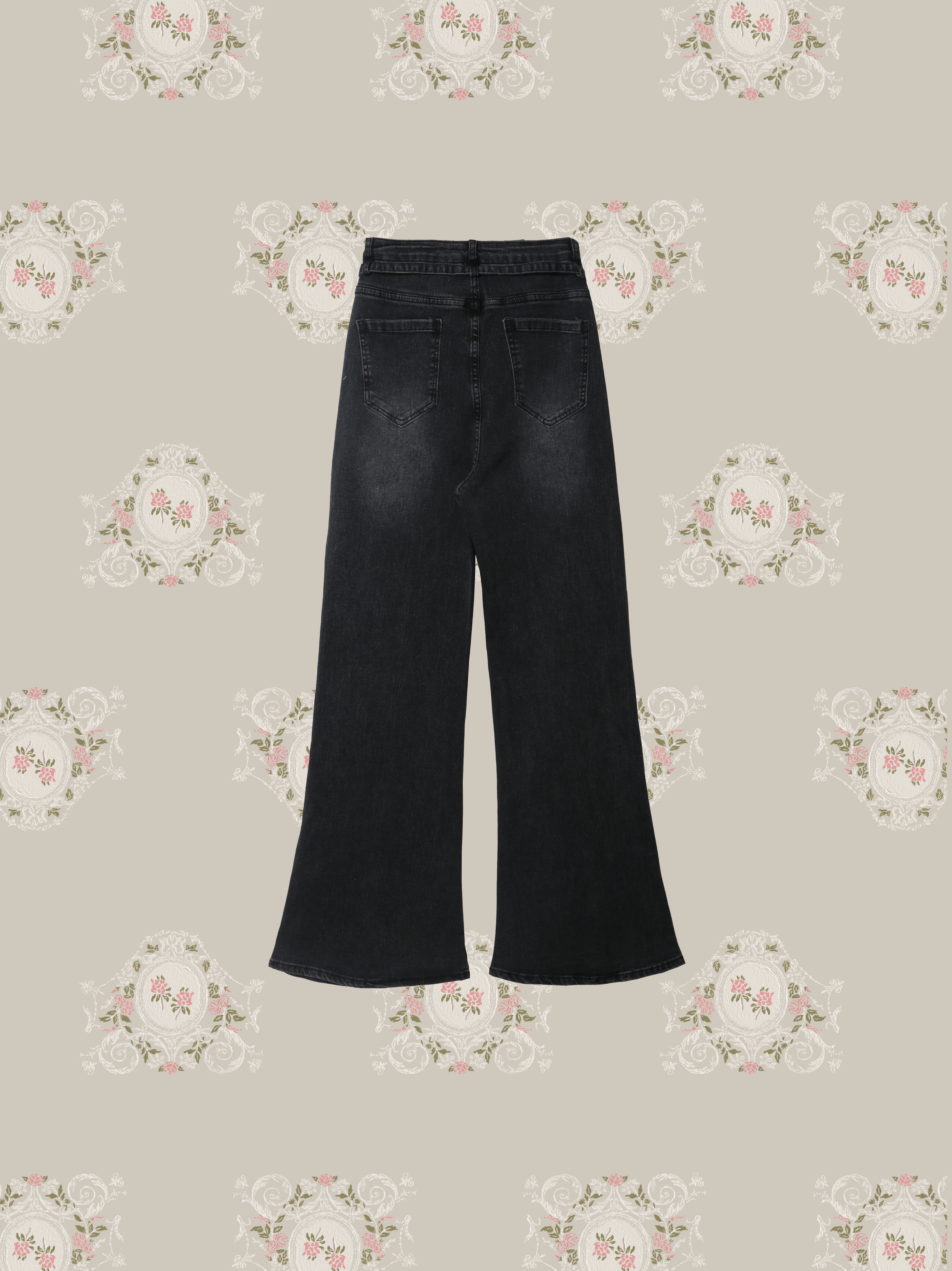 Bijou Flare Denim Pants/ビジューフレアデニムパンツ