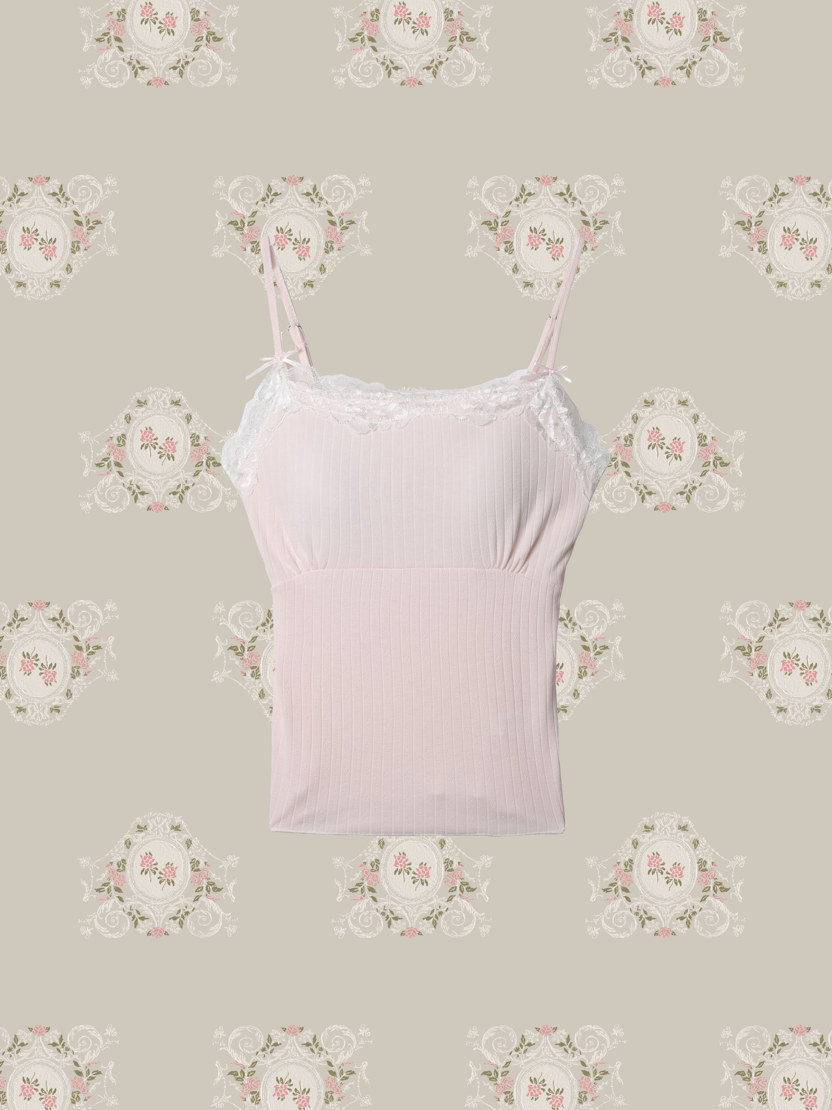 Basic Lace Deco Cami ベーシックレースデコキャミソール