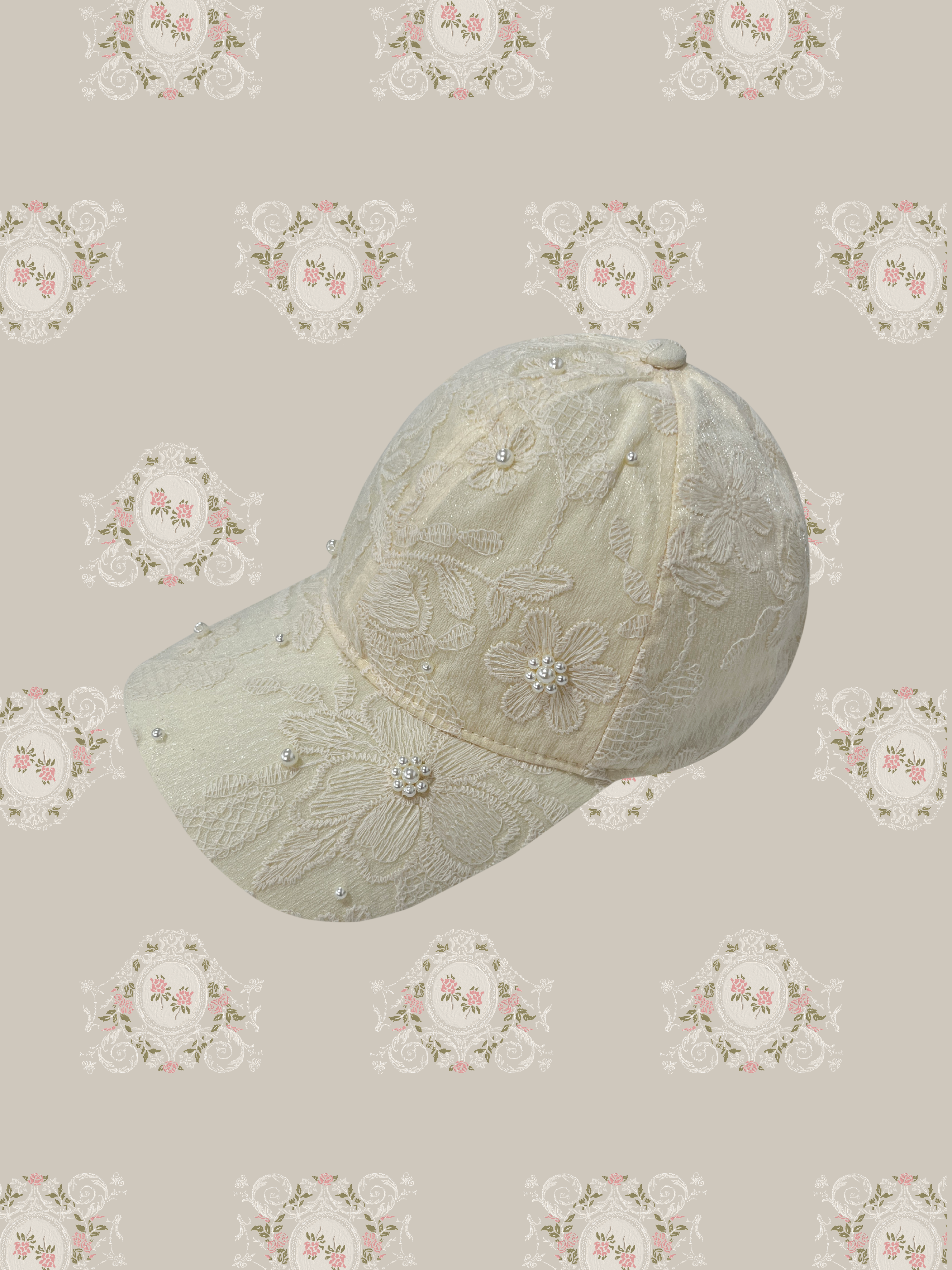 Romantic Garden Pearl Cap
