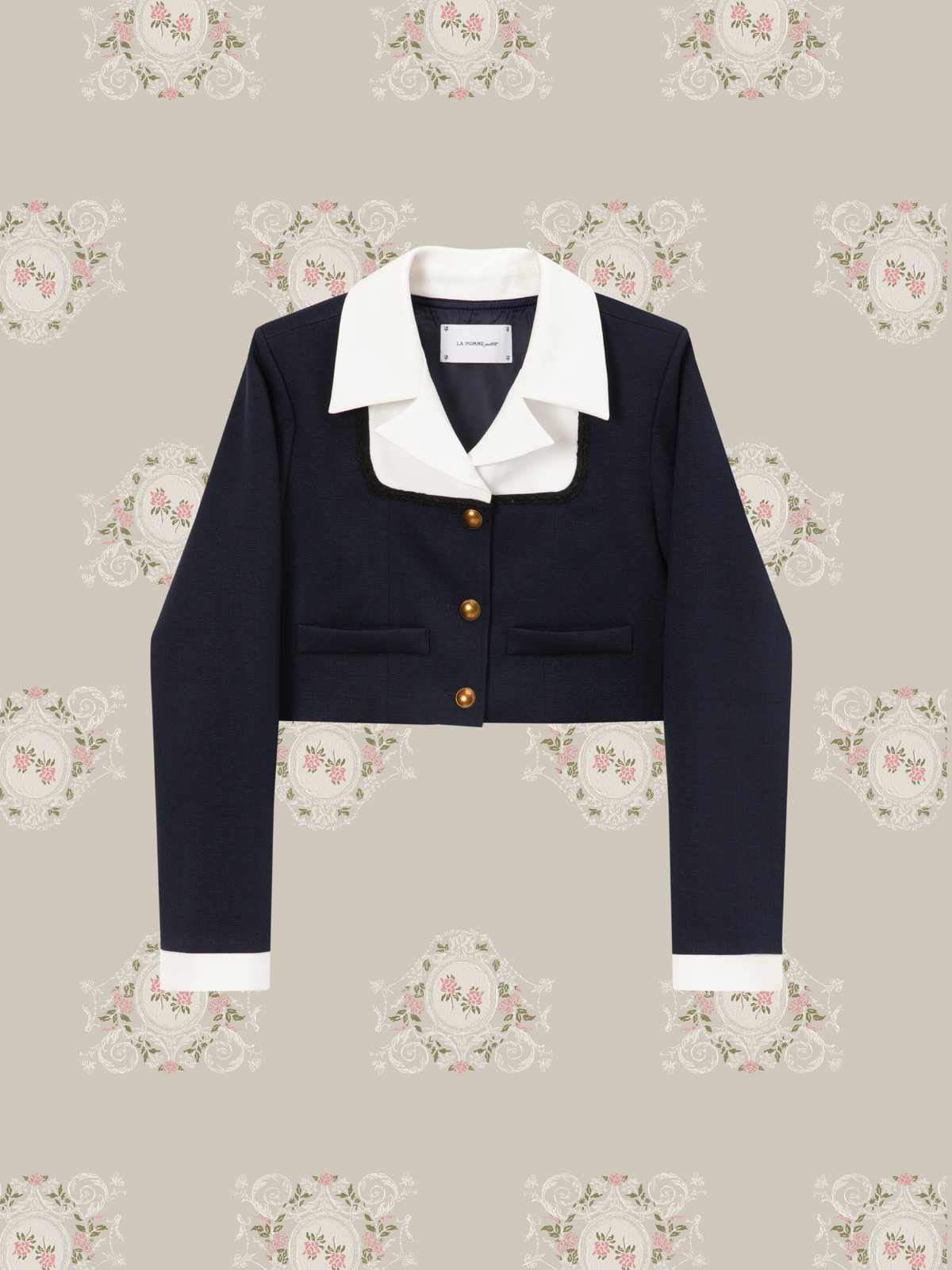 ・予約商品・Tweed Style Jacket Set-Up ツイード風ジャケットのセットアップ