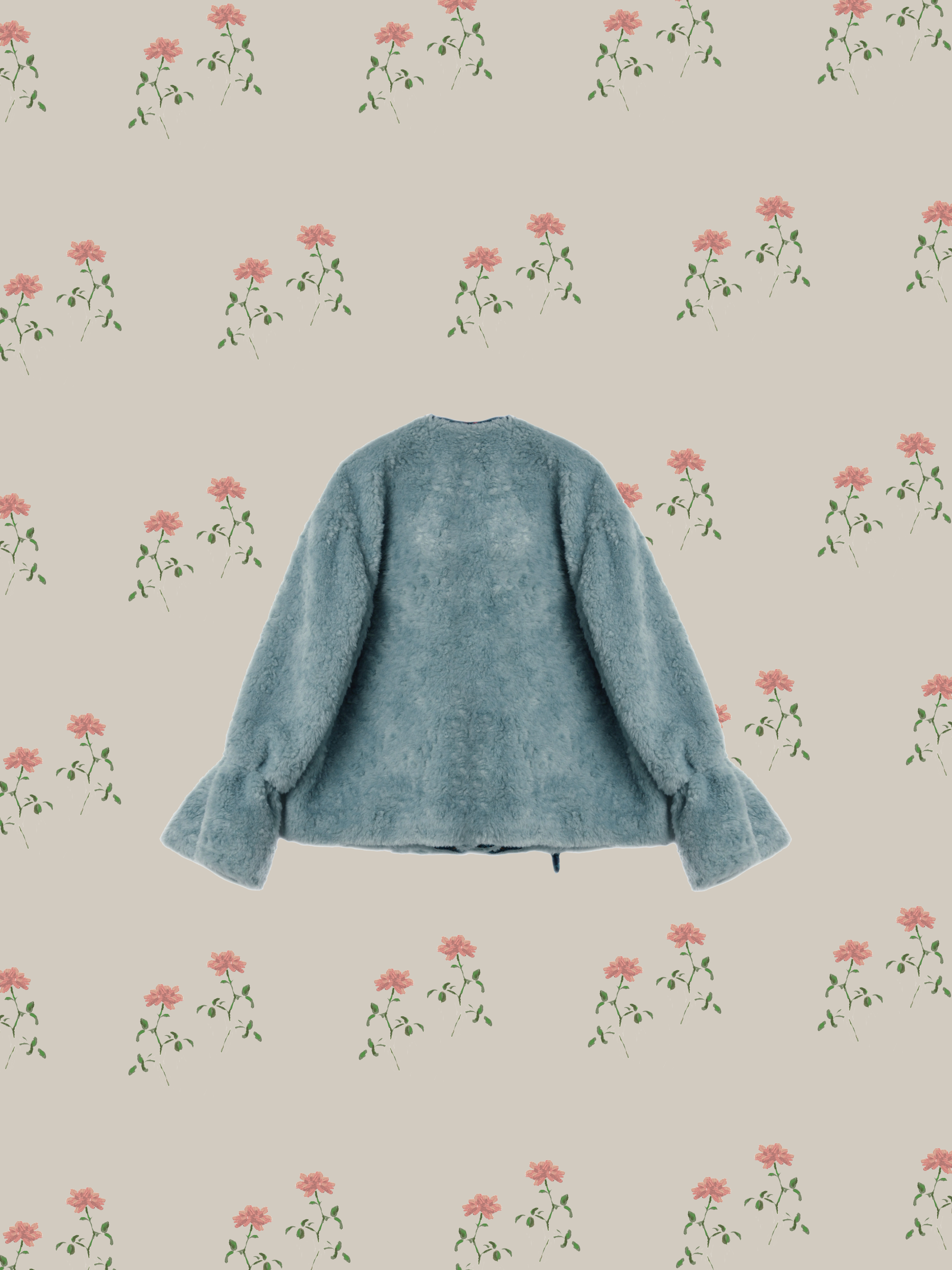 Torefoil Ribbon Fur Jacket