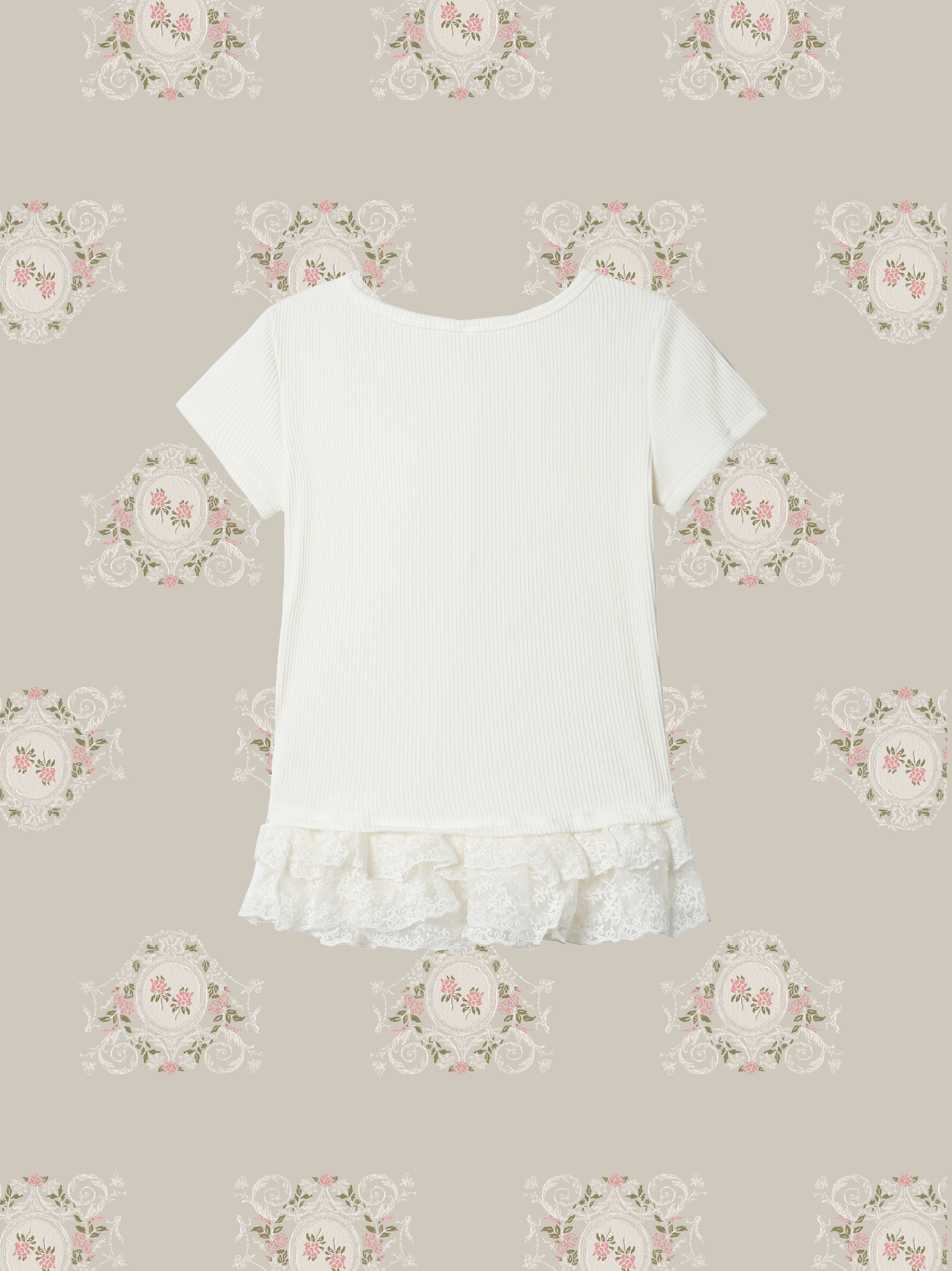 Princess Lace Trim T/プリンセスレーストリムTシャツ