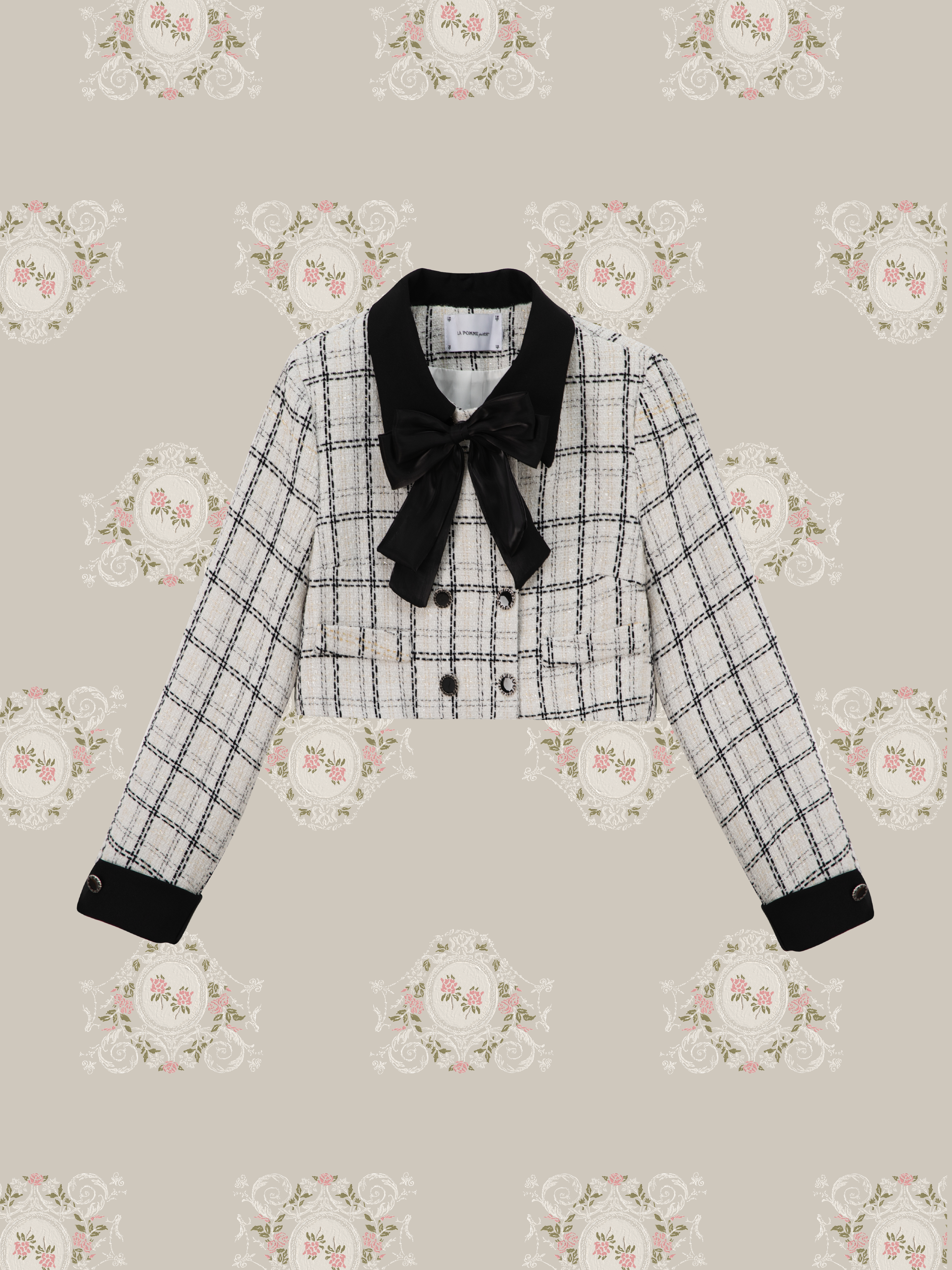 11/7 New Color❤︎ Elegant Tweed Ribbon Set-Up/エレガントツイードリボンセットアップ