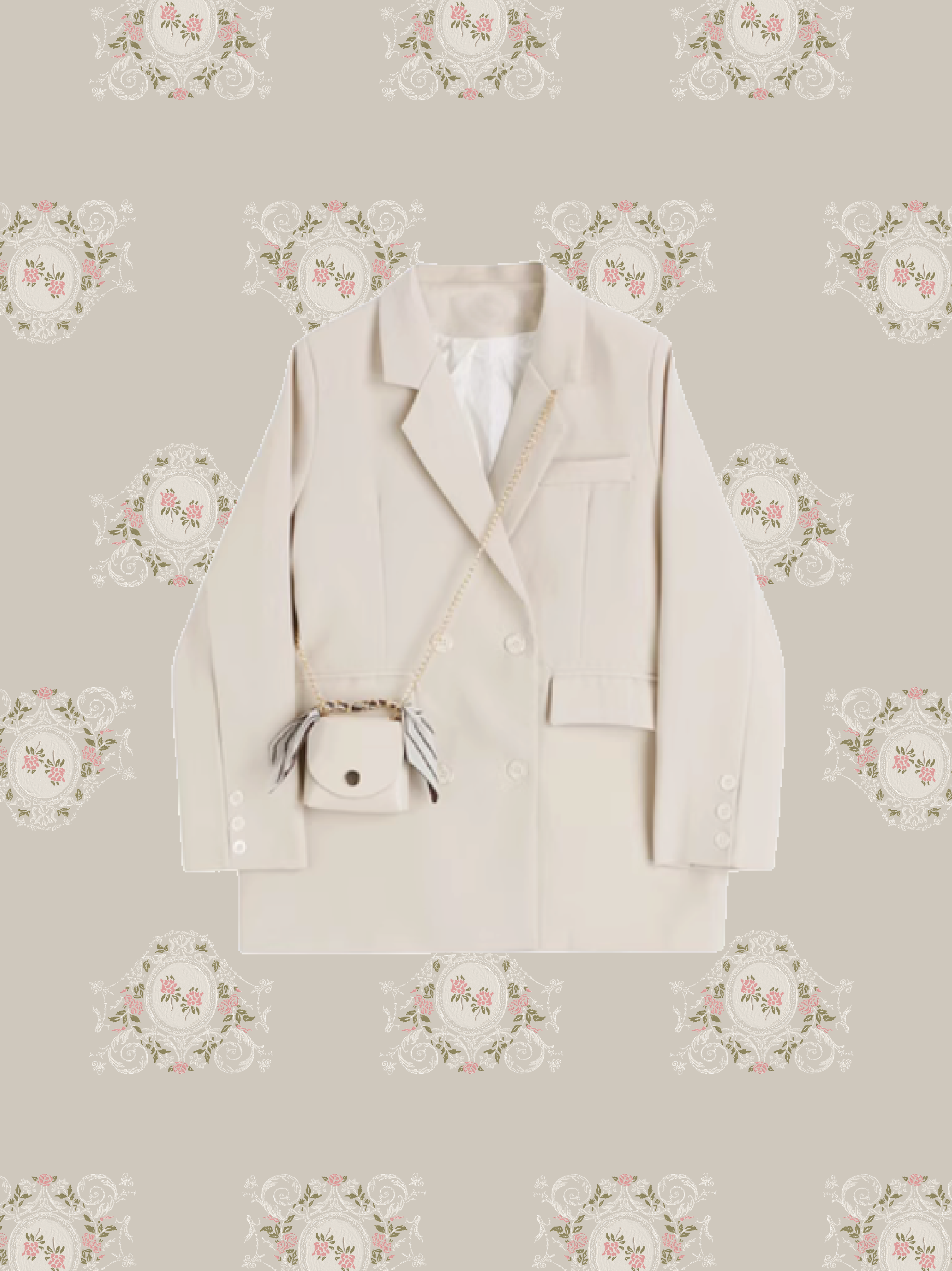 Fine Jacket With Mini Bag/ファインジャケット ミニバッグ付き