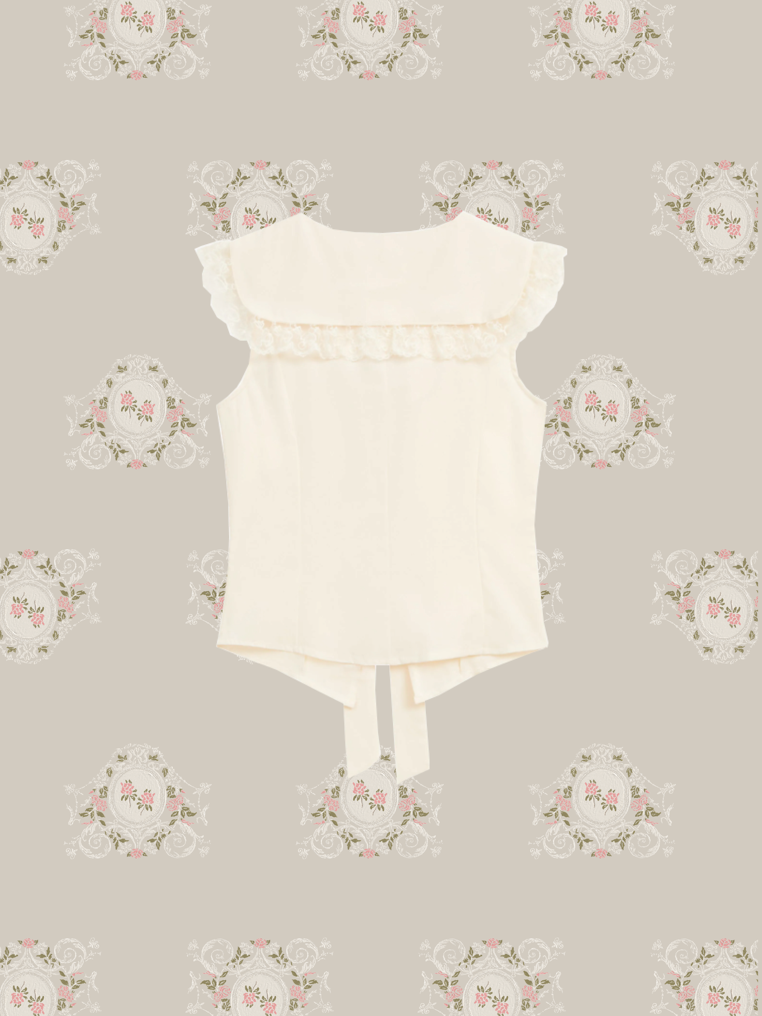 Sailor Lace Collar Vest/セーラーレースカラーベスト