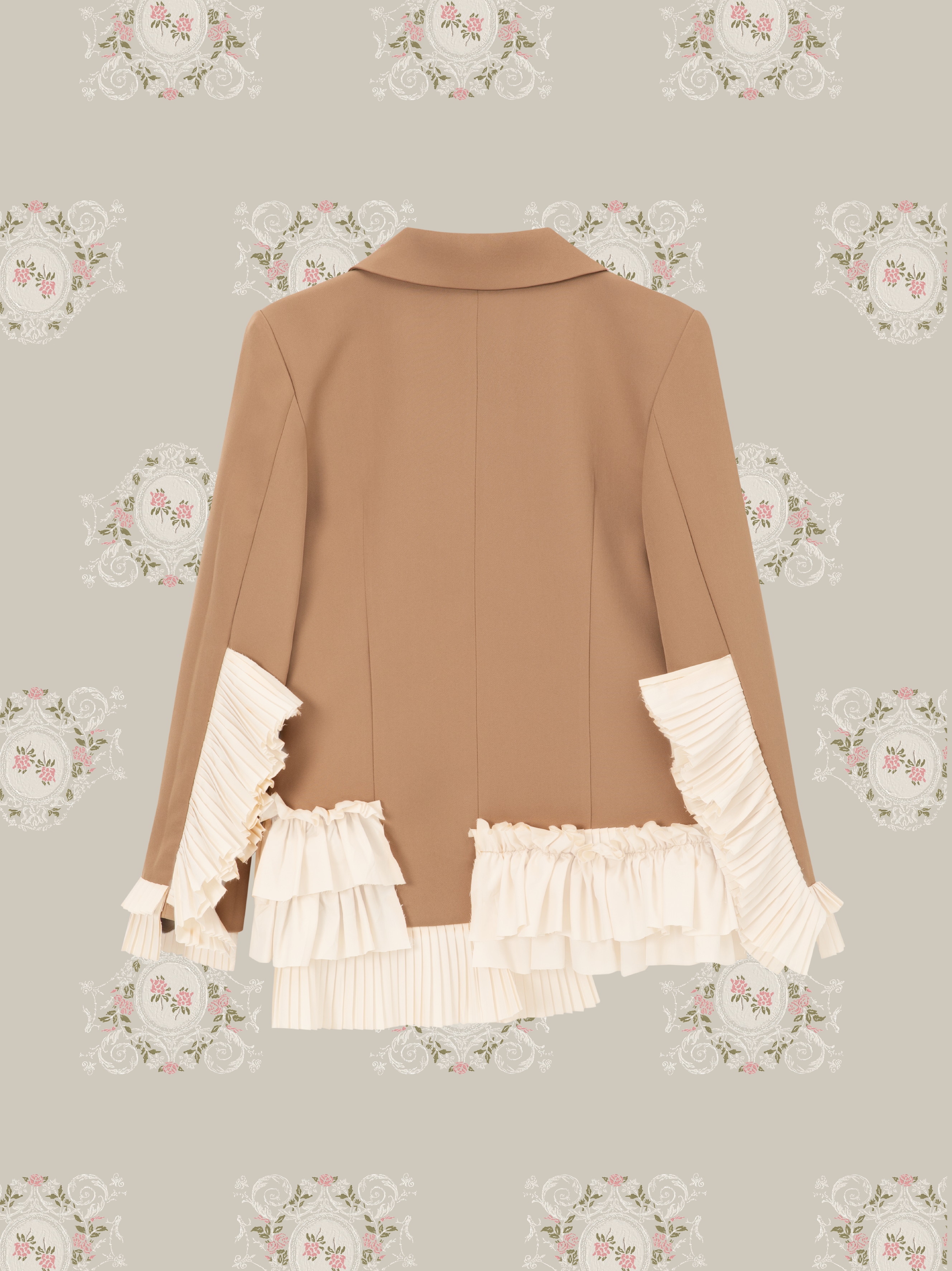 ・予約商品・Princess Pleated Lace Frill Jacket/プリンセスプリーツレースフリルジャケット