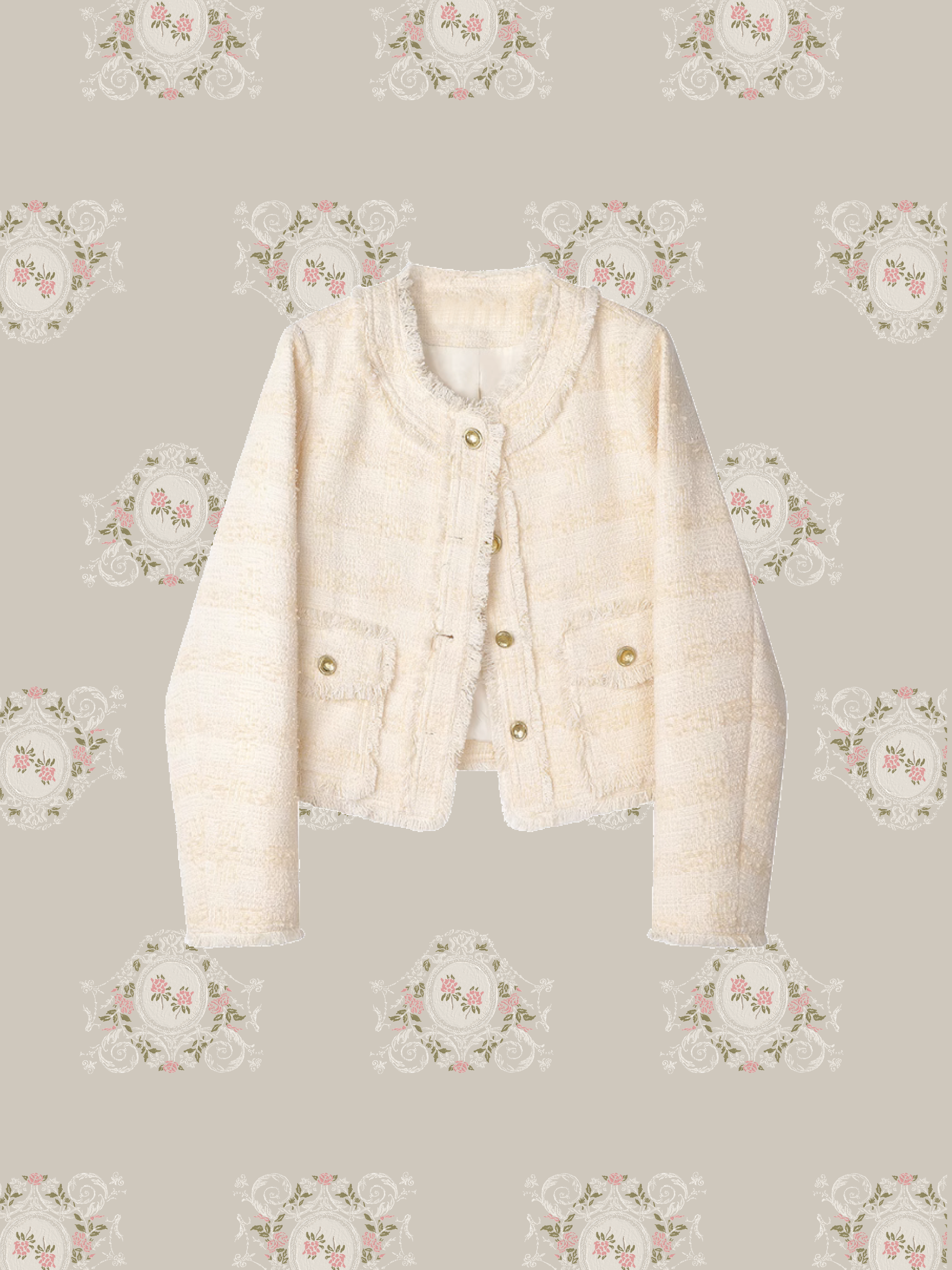 Elegant Tweed Short Jacket/エレガントツイードショートジャケット