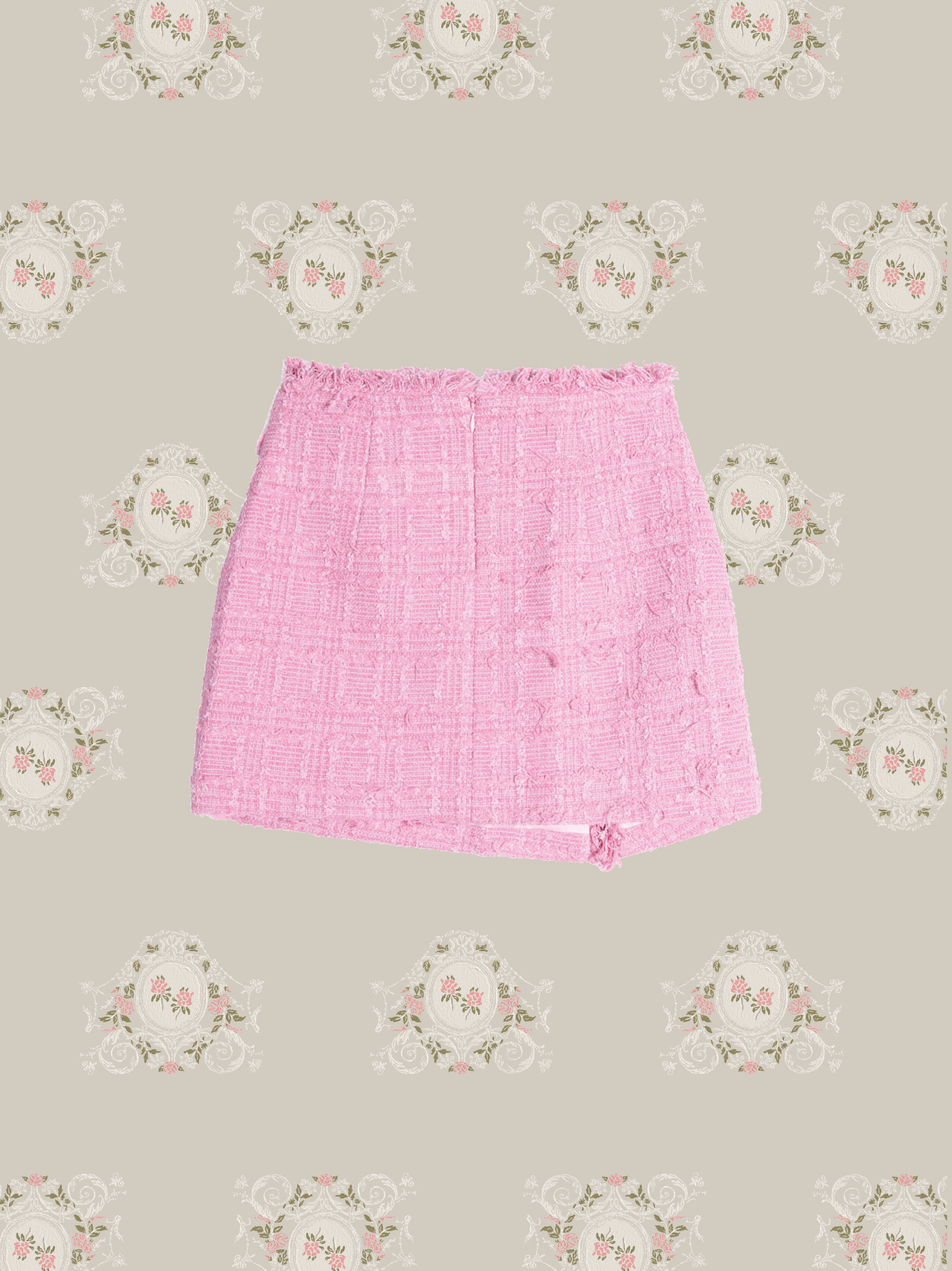 Side Slit Tweed Mini Skirt/サイドスリットツイードミニスカート