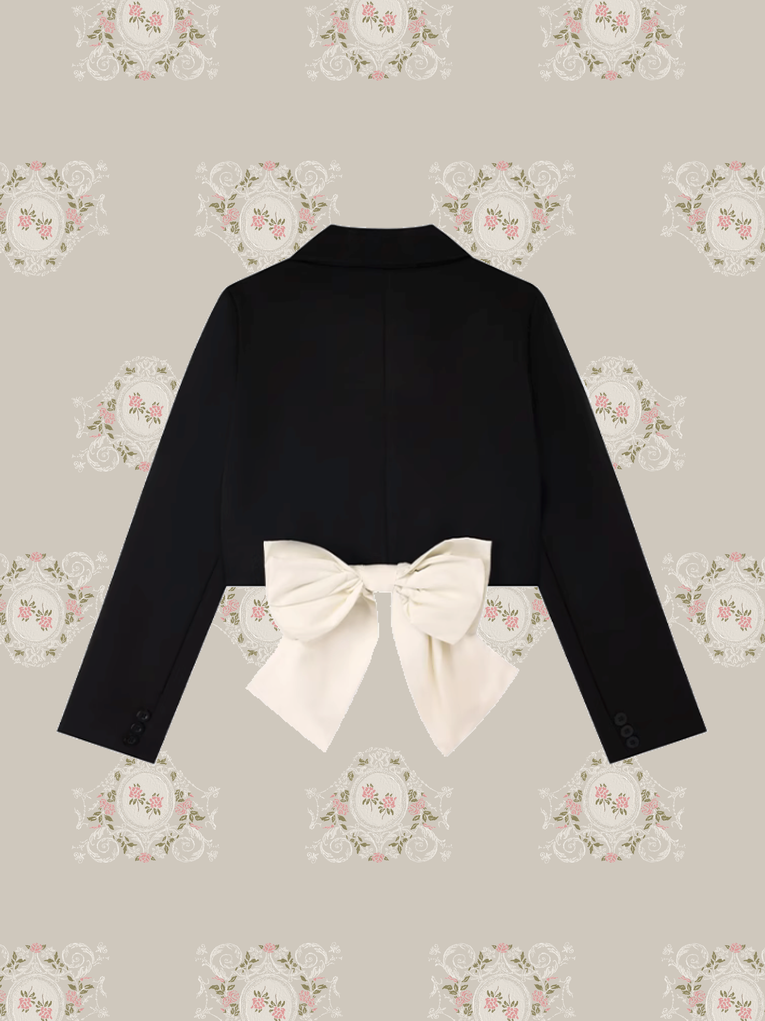 Back Ribbon Short Jacket