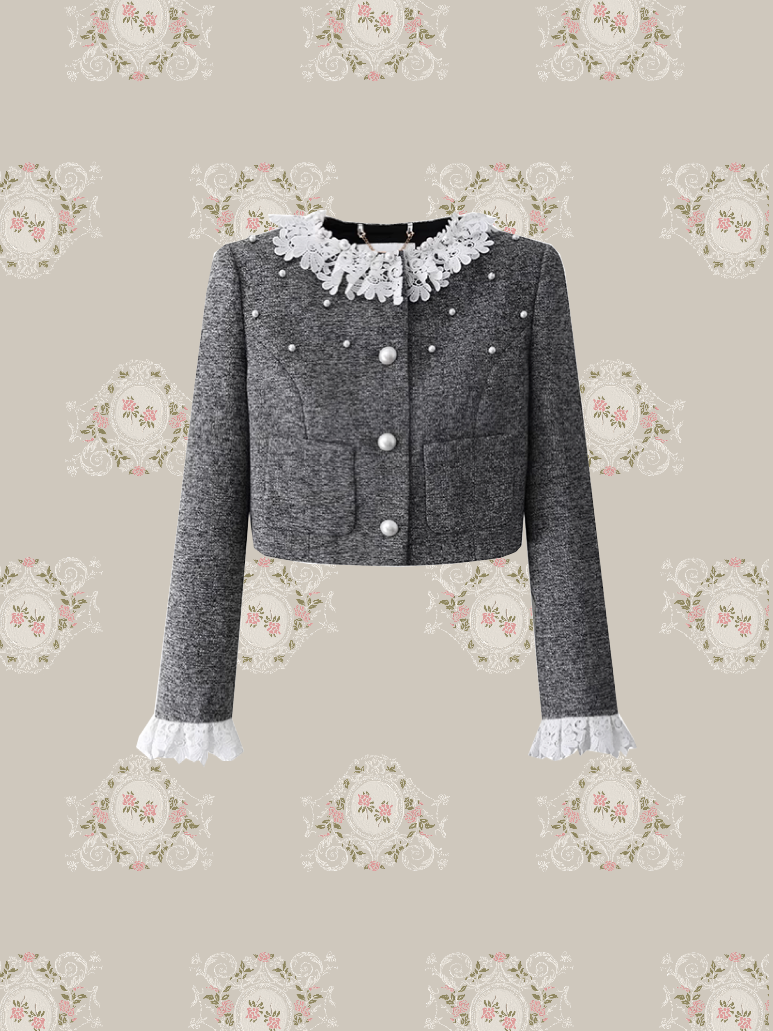 Romantic Lace Motif Pearl Set-Up/ロマンティックレースモチーフパールセットアップ