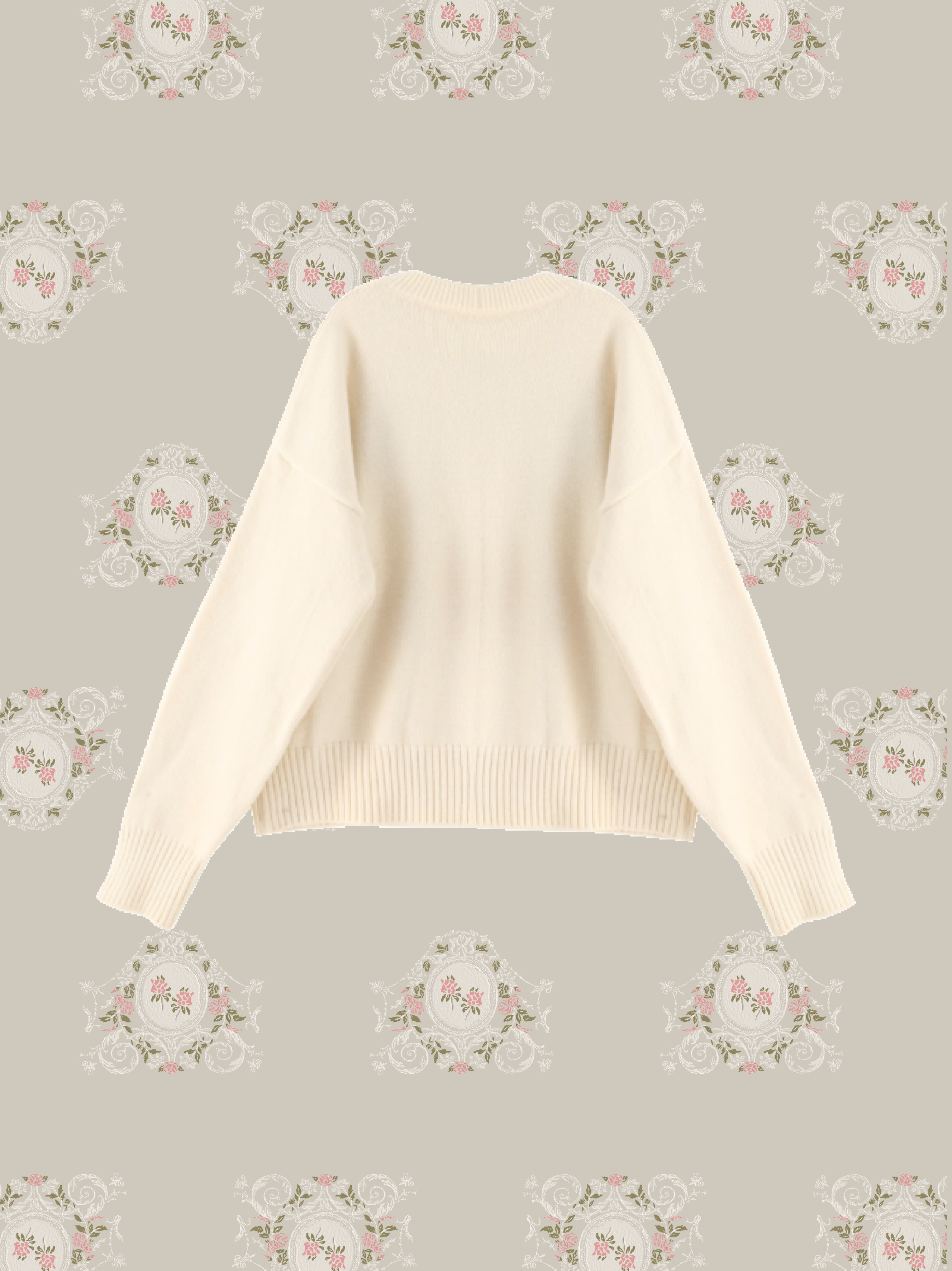 Cute Ribbon Embroidery Cardigan/キュートリボン刺繍カーディガン