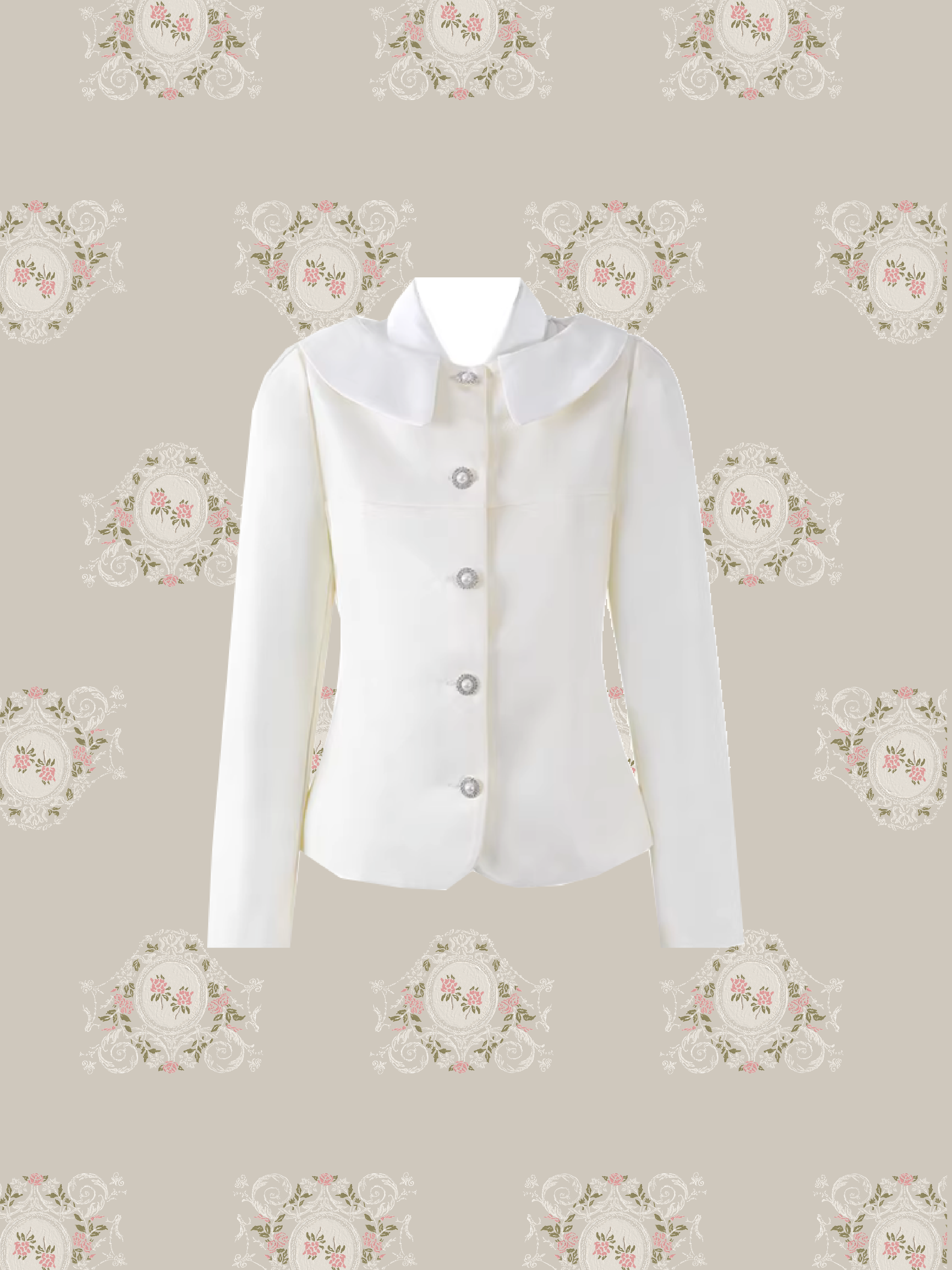 Princess Pearl Button Jacket Set Up/プリンセスパールボタンジャケットセットアップ