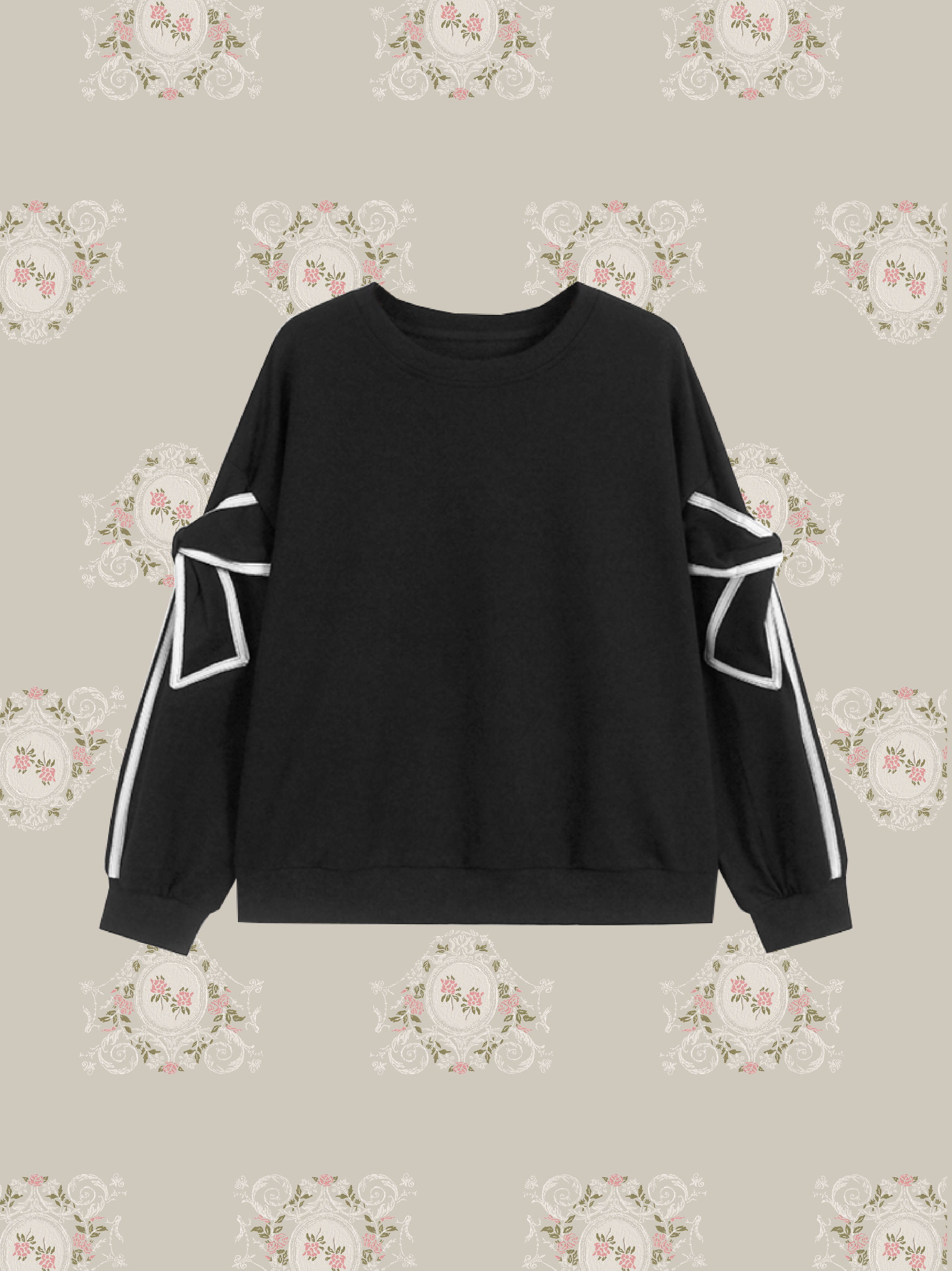Ribbon Motif Sweat/リボンモチーフスウェット