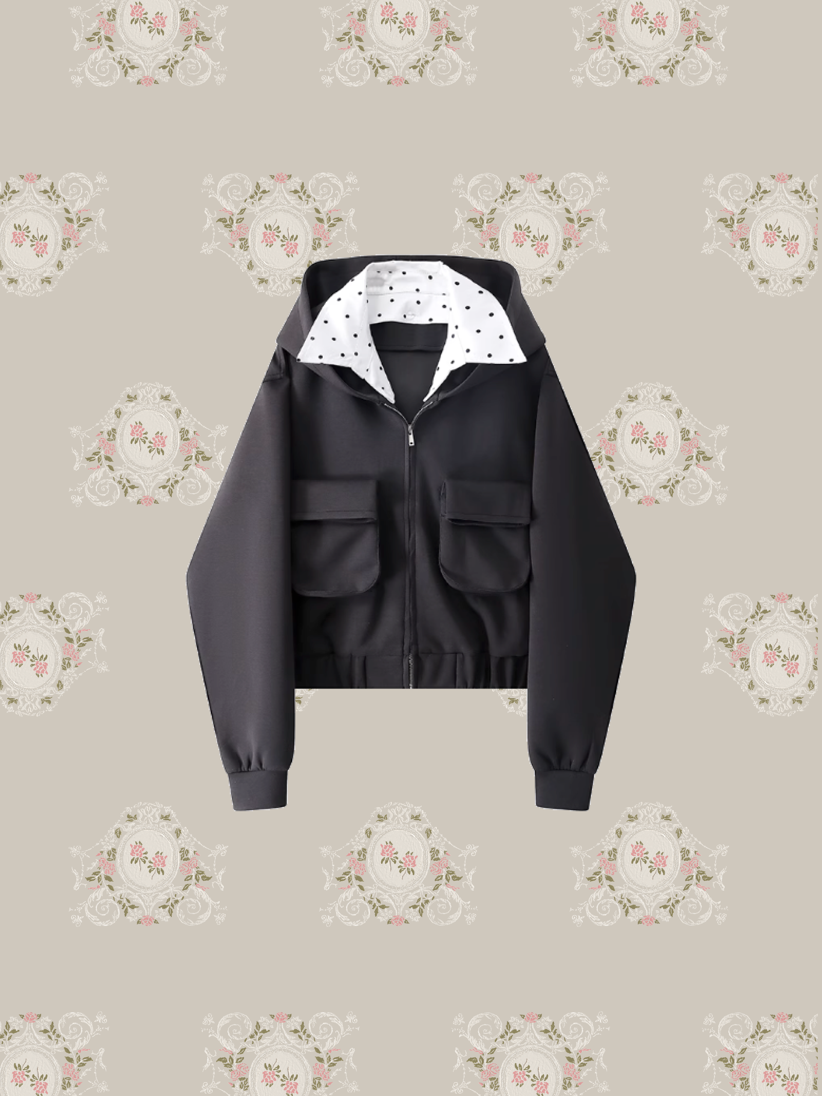 Dots Stitching Zip Sweat Set Up/ドットステッチ ジップスウェットセットアップ