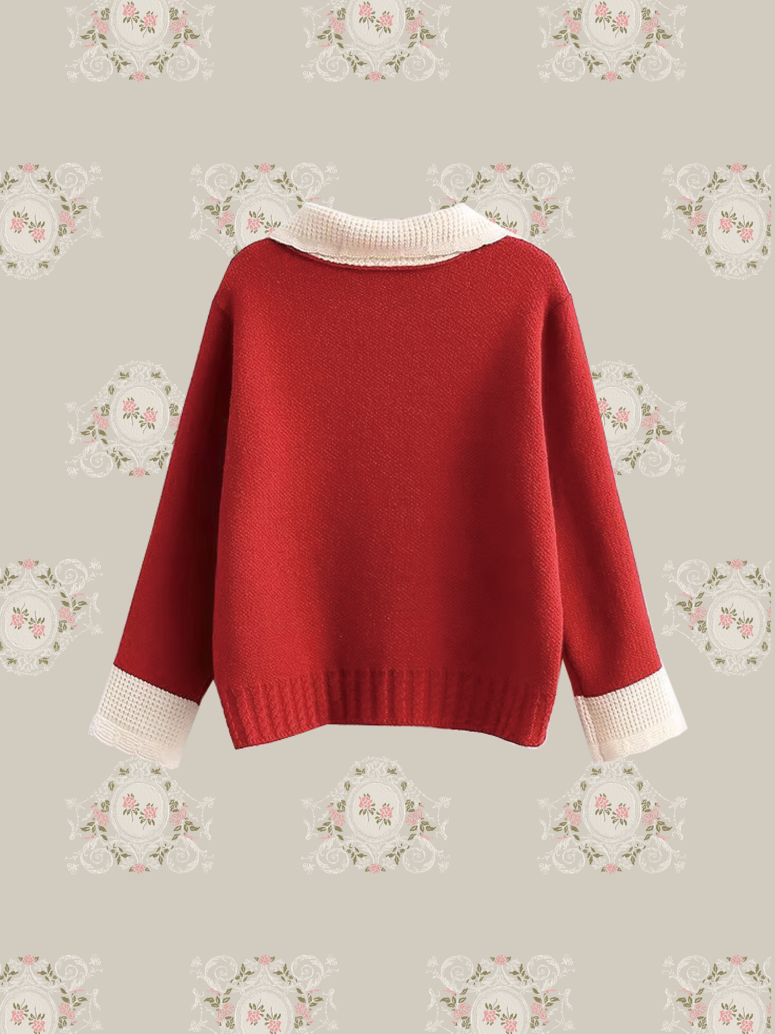 Stitched Doll Collar Cardigan/ステッチドールカラーカーディガン