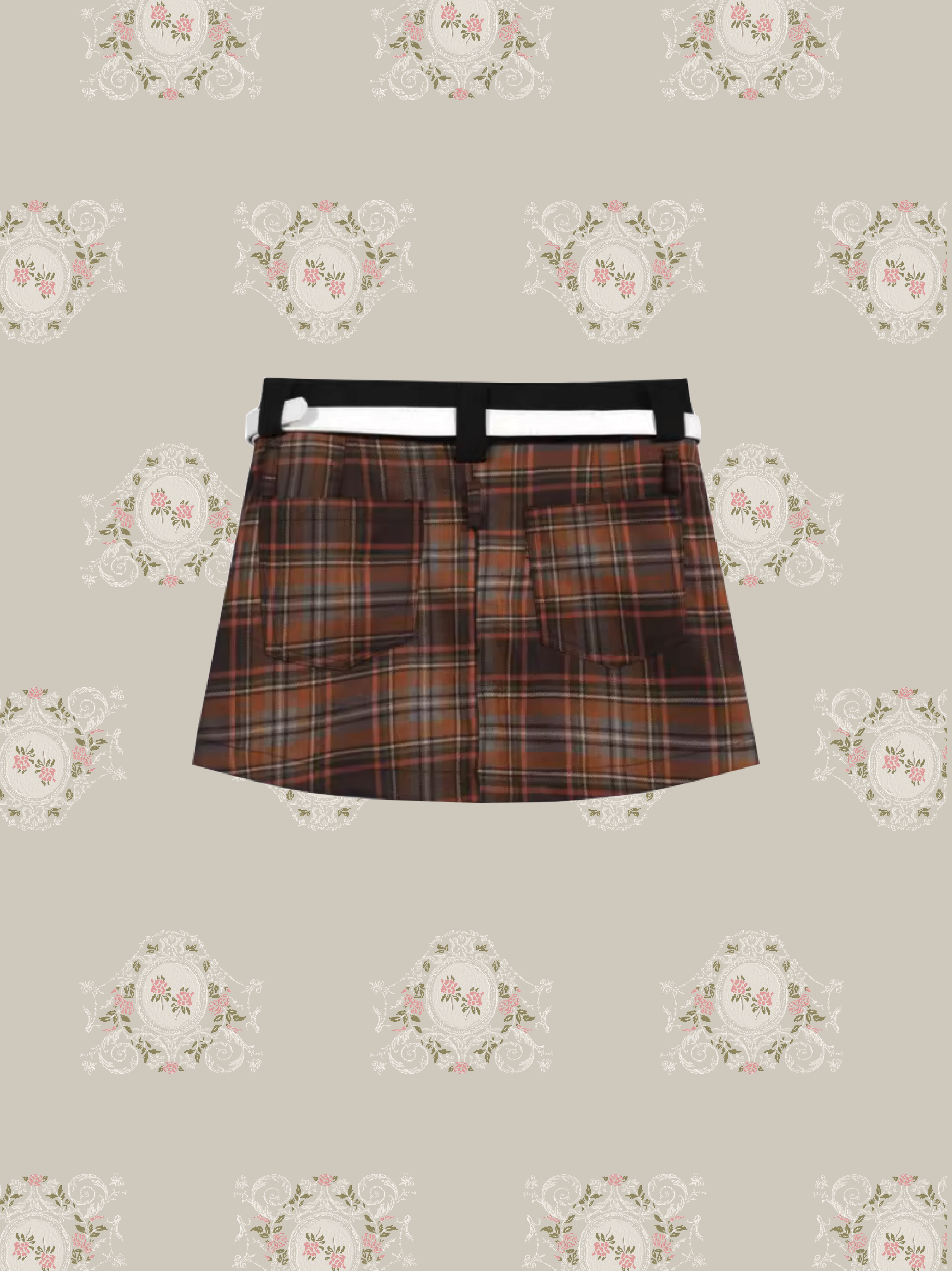 Vintage Check A-Type Mini Skirt/ヴィンテージチェックAタイプミニスカート