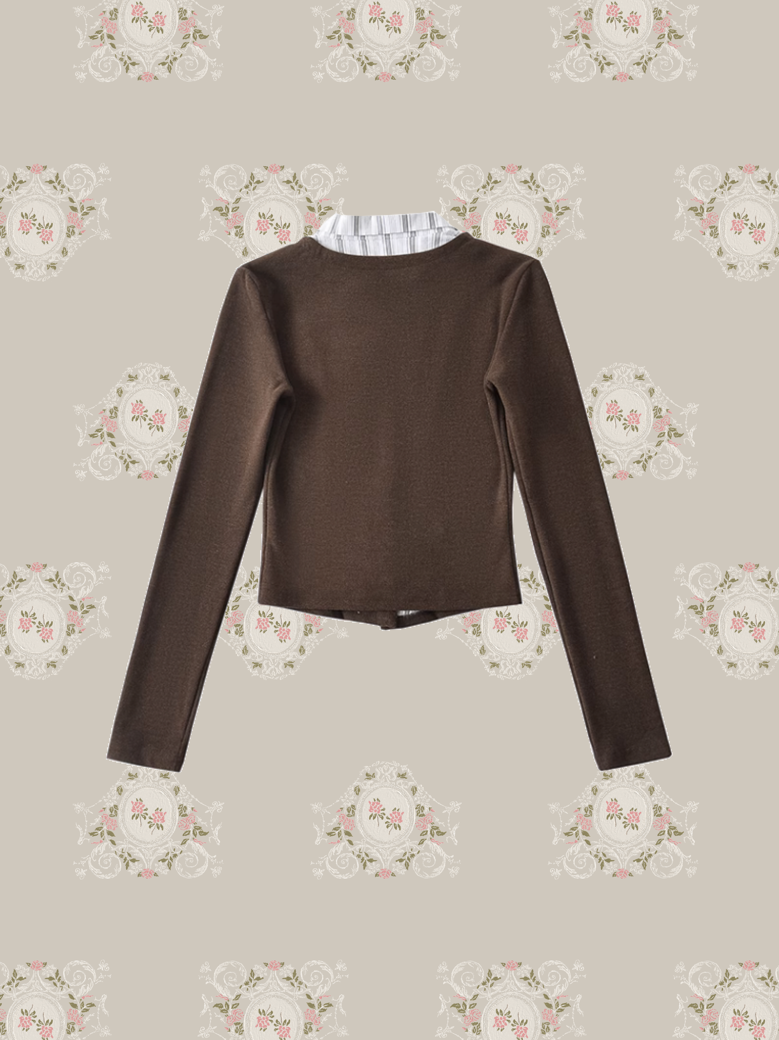 Patchwork Button Deco Cardigan/パッチワークボタンデコカーディガン