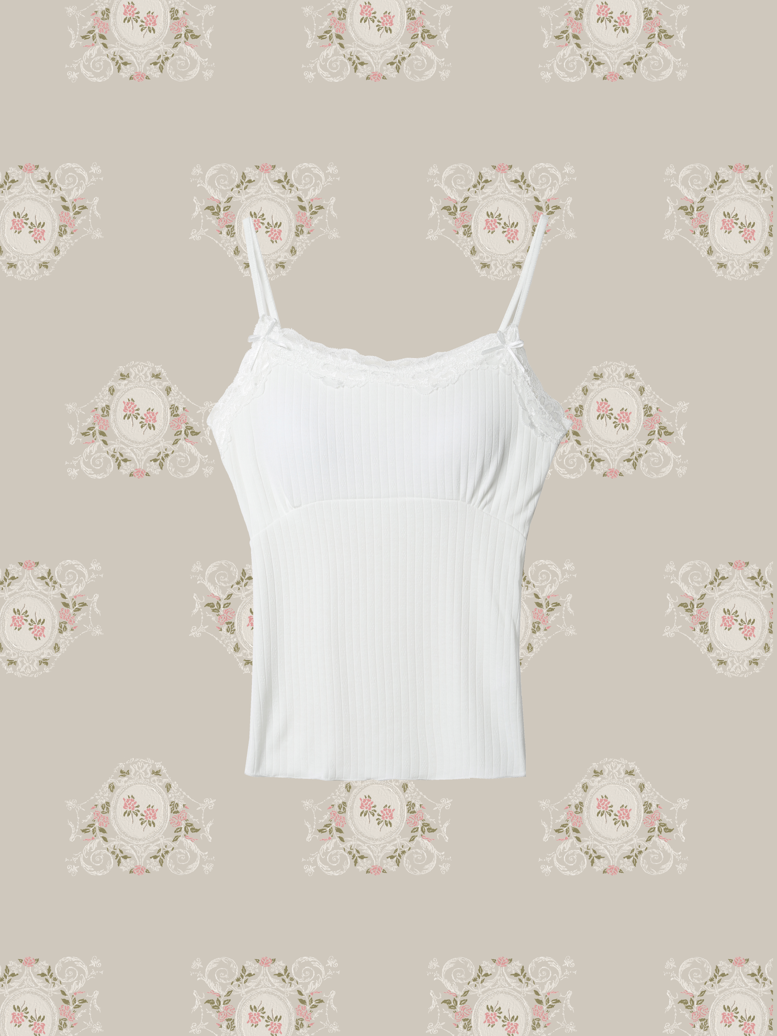 Basic Lace Deco Cami ベーシックレースデコキャミソール