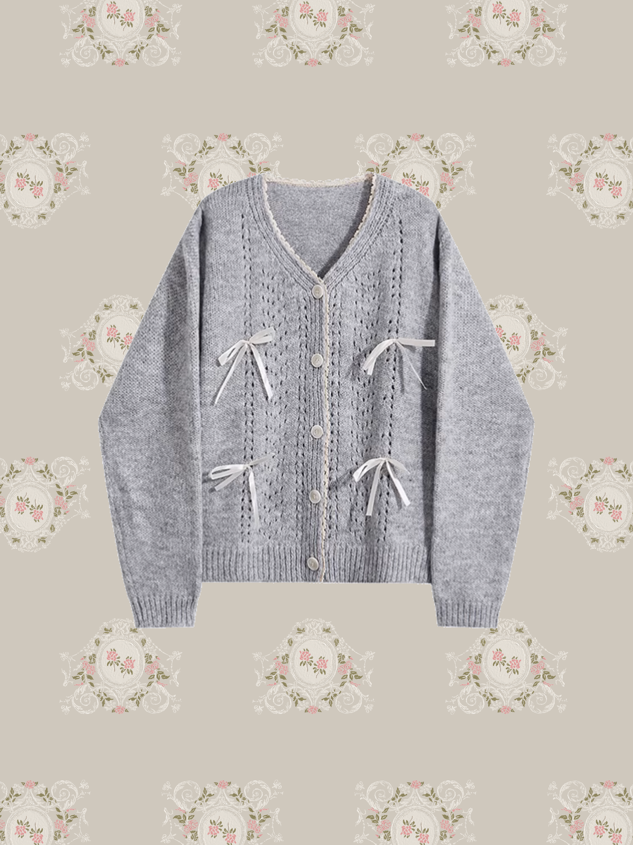 Relaxed Ribbon Cardigan/リラックスリボンカーディガン