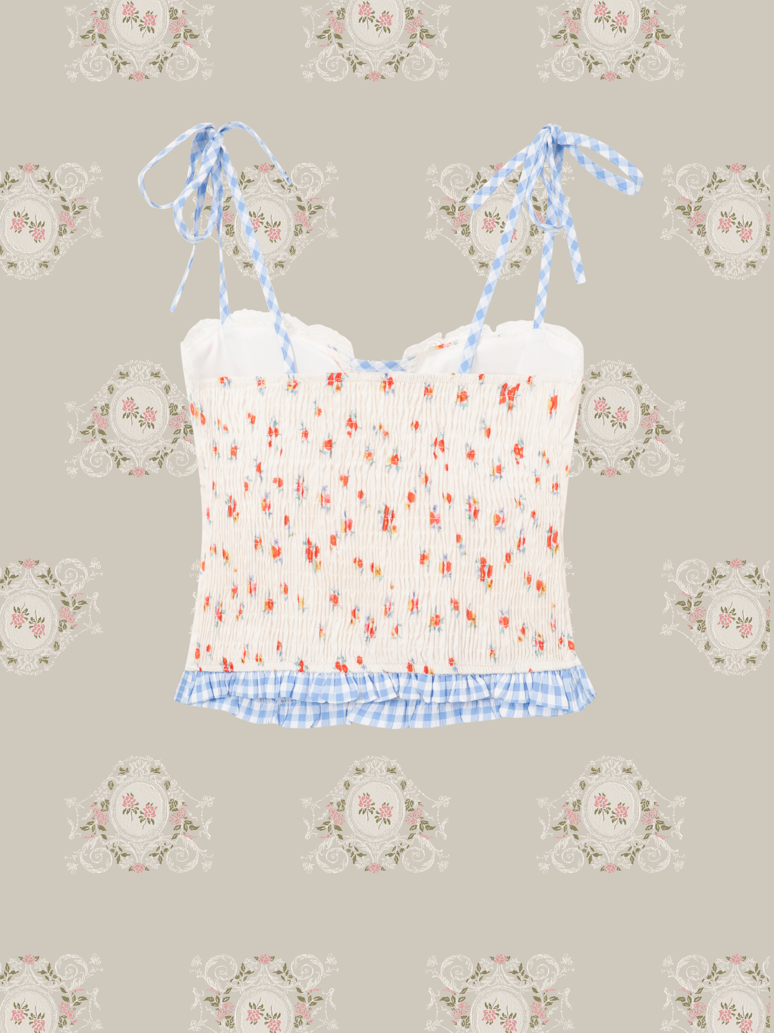 Floral Cottage Cami Skirt Set Up/花柄コテージキャミスカートセットアップ