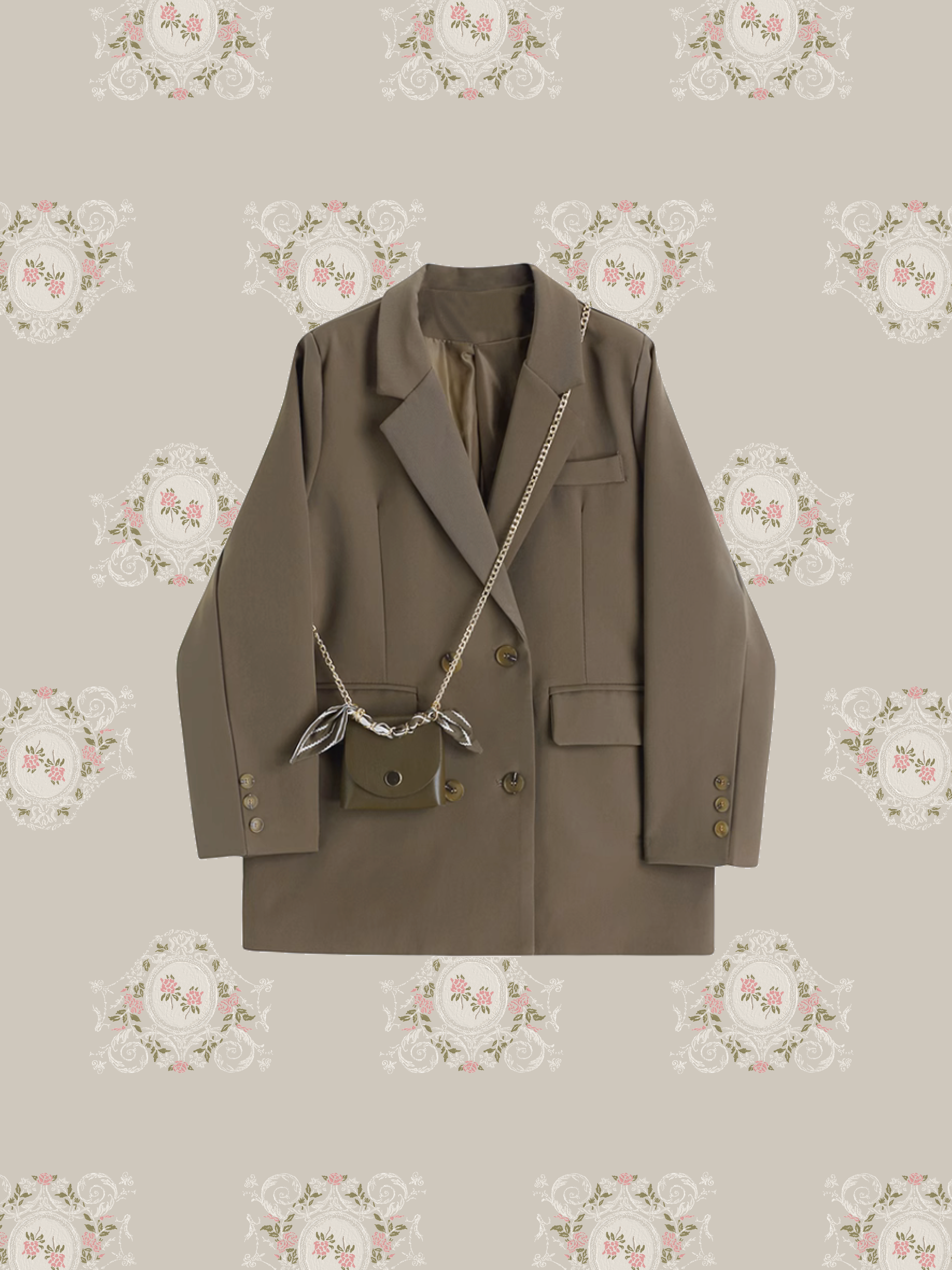 Fine Jacket With Mini Bag/ファインジャケット ミニバッグ付き