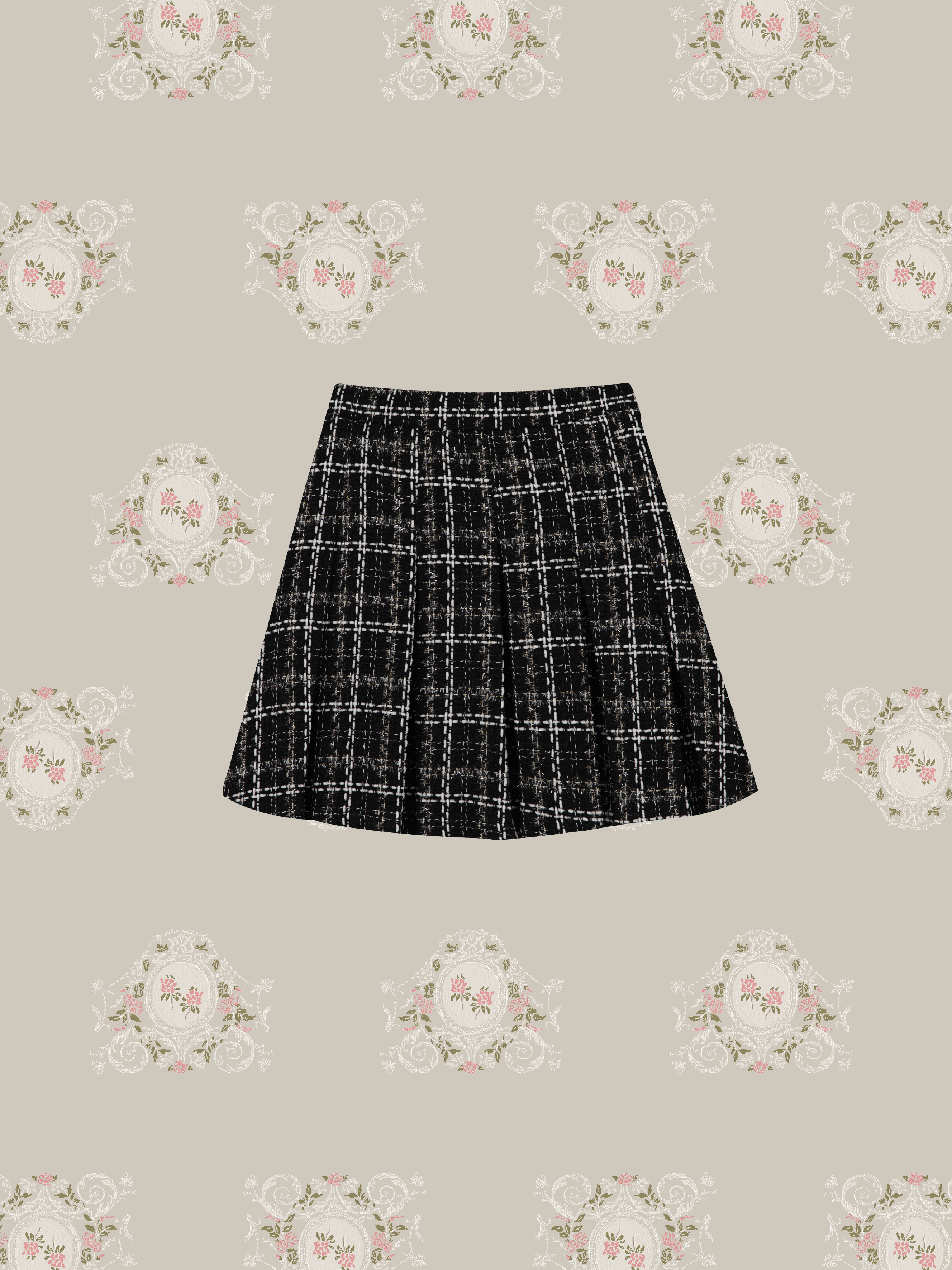 11/7 New Color❤︎ Elegant Tweed Ribbon Set-Up/エレガントツイードリボンセットアップ