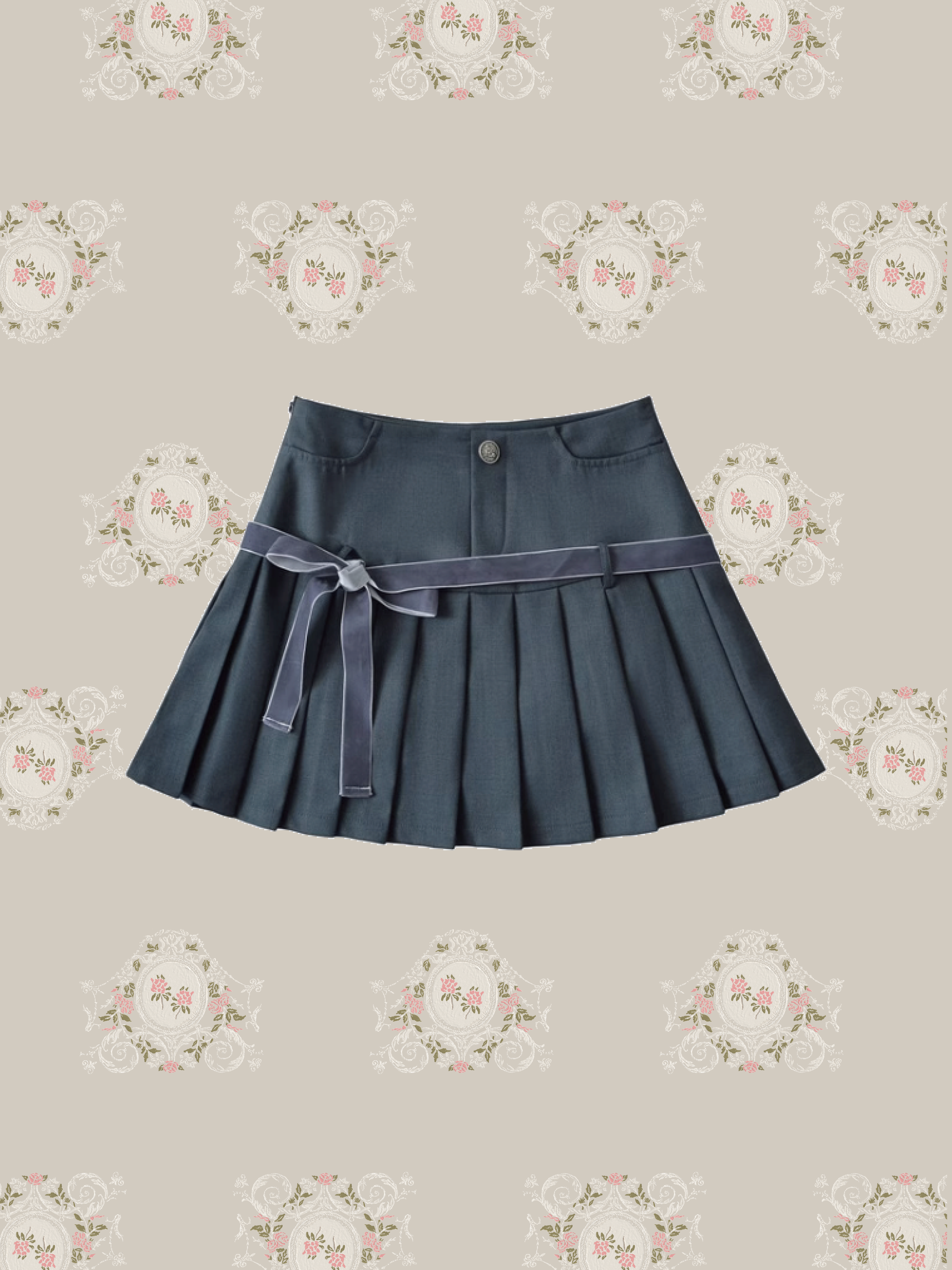Preppy Style Mini Skirt/プレッピースタイルミニスカート