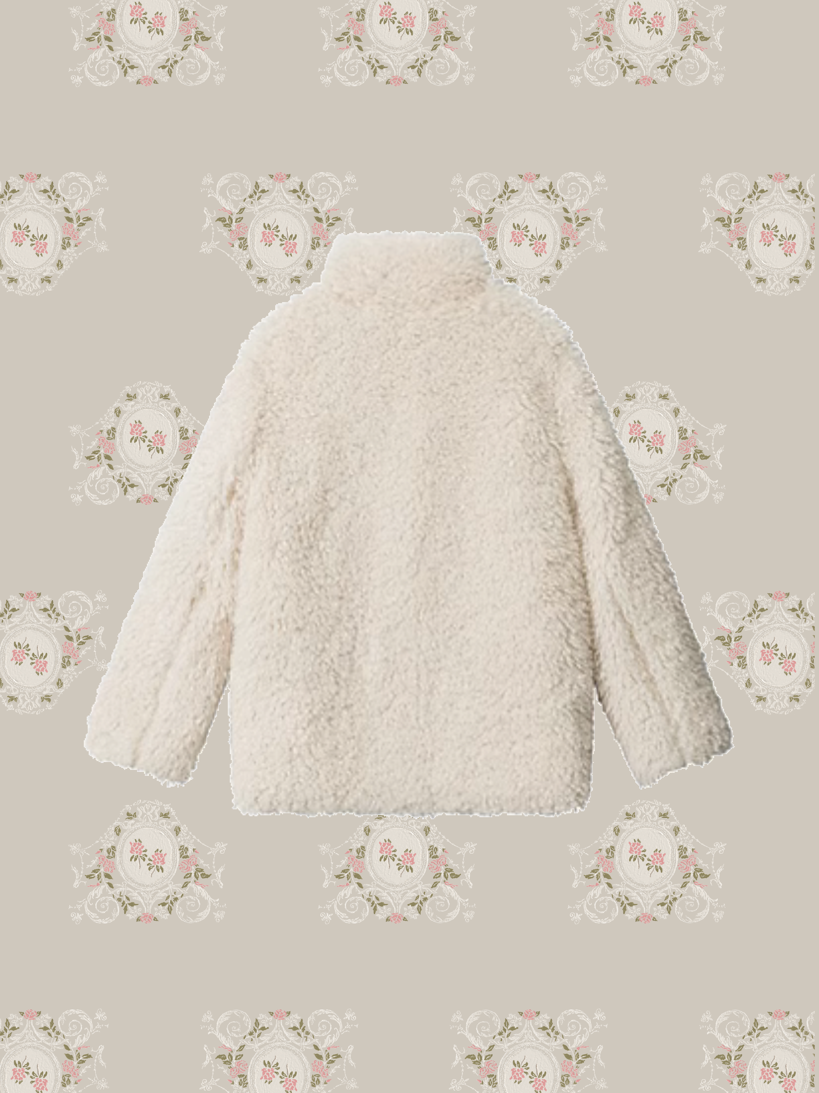 Faux Fur Down Coat/フェイクファー中綿コート