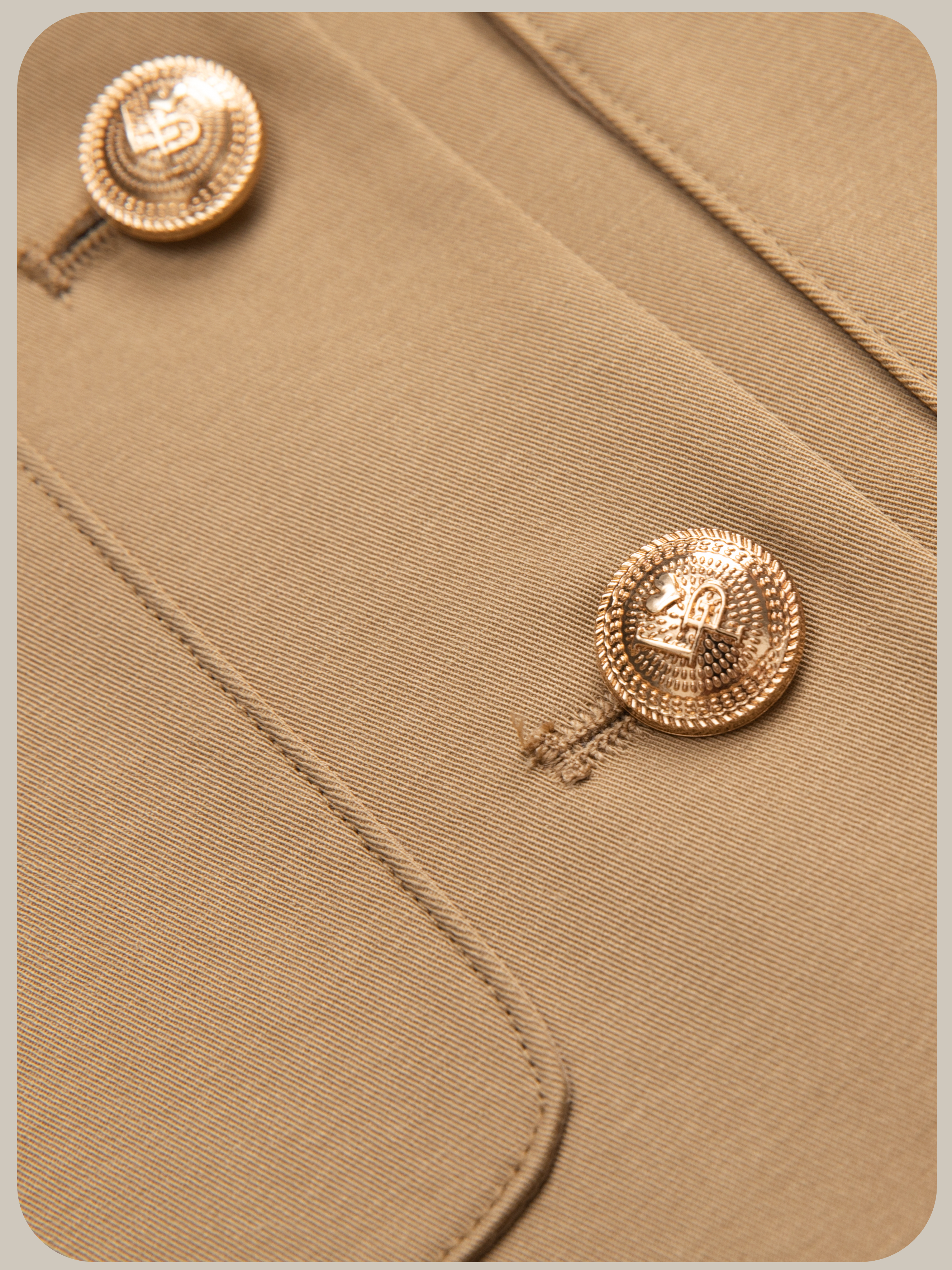 ・予約商品・Cropped Trench Textured Jacket Set Up/クロップドトレンチ風ジャケットセットアップ