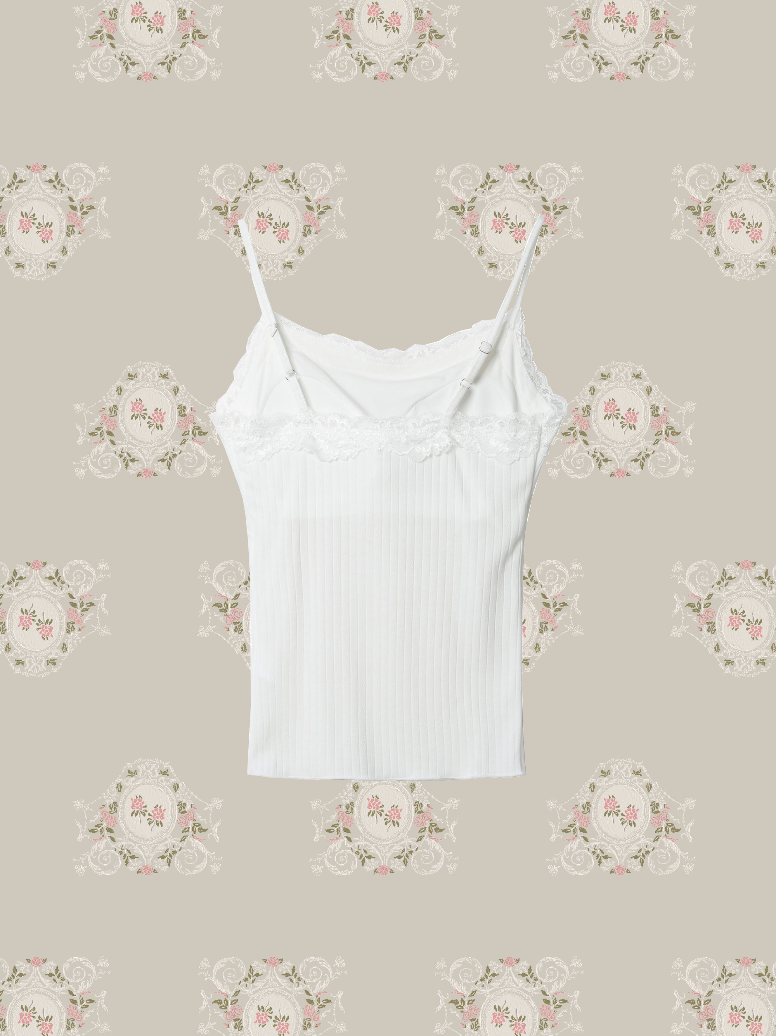 Basic Lace Deco Cami ベーシックレースデコキャミソール