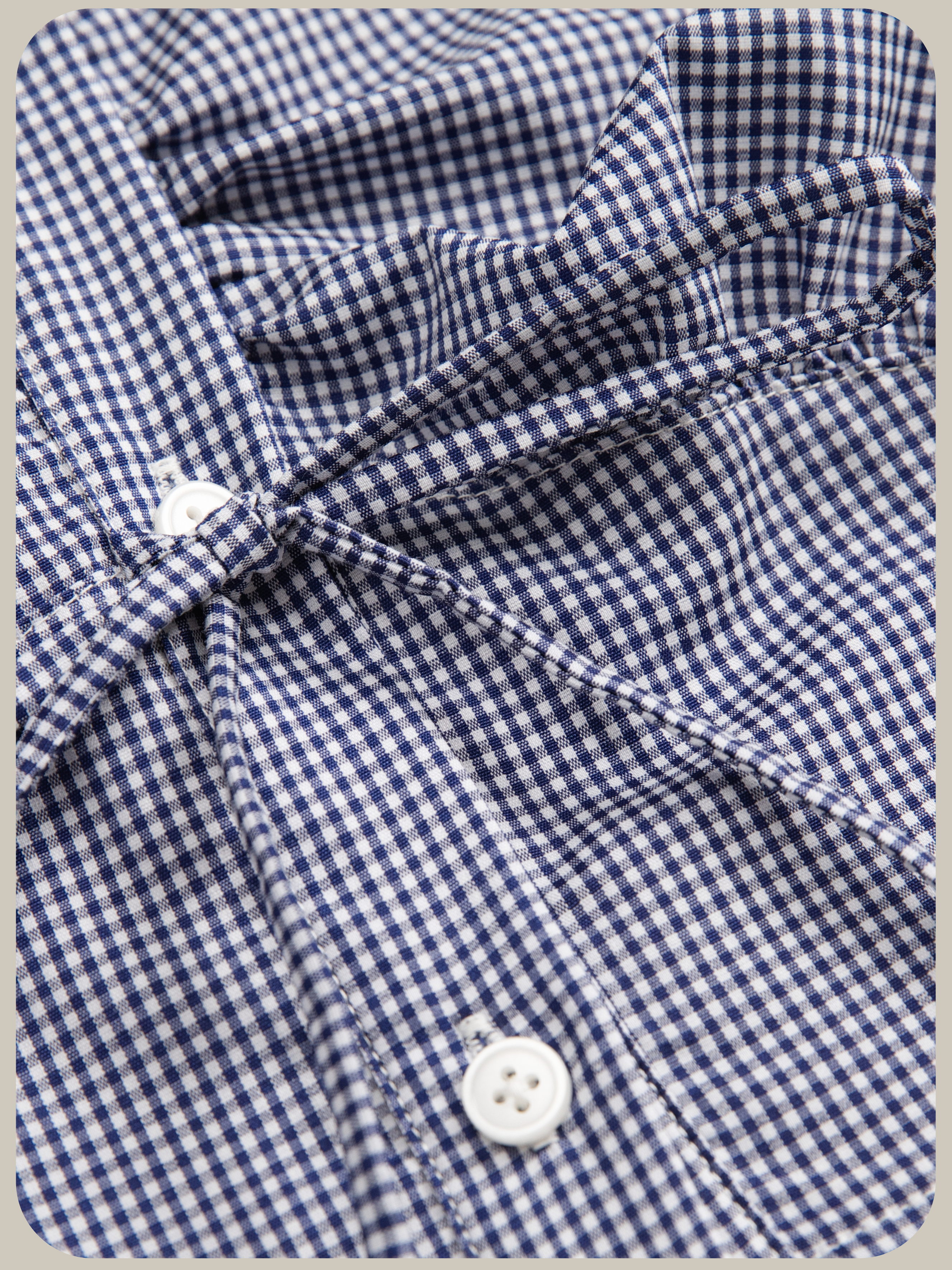 予約商品・Lace Piping Gingham Check Shirt/レースパイピングギンガムチェックシャツ