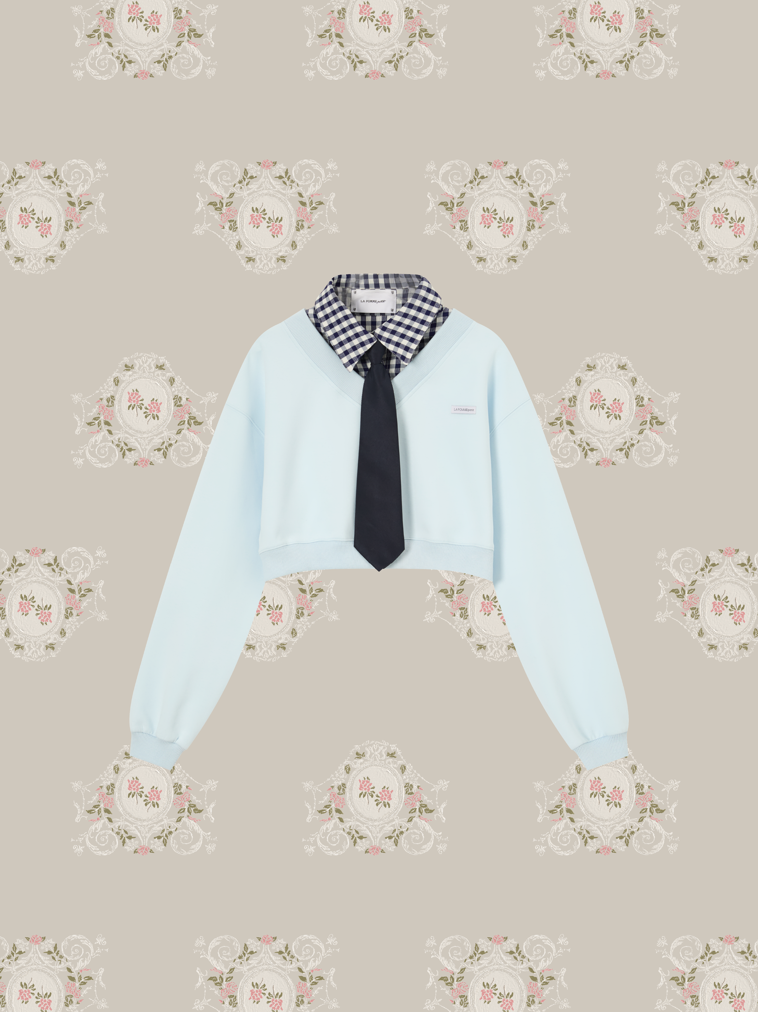 ・予約商品・Preppy Macaron Sweat Pleats Skirt Set Up/プレッピーマカロン風スウェットプリーツスカートセットアップ