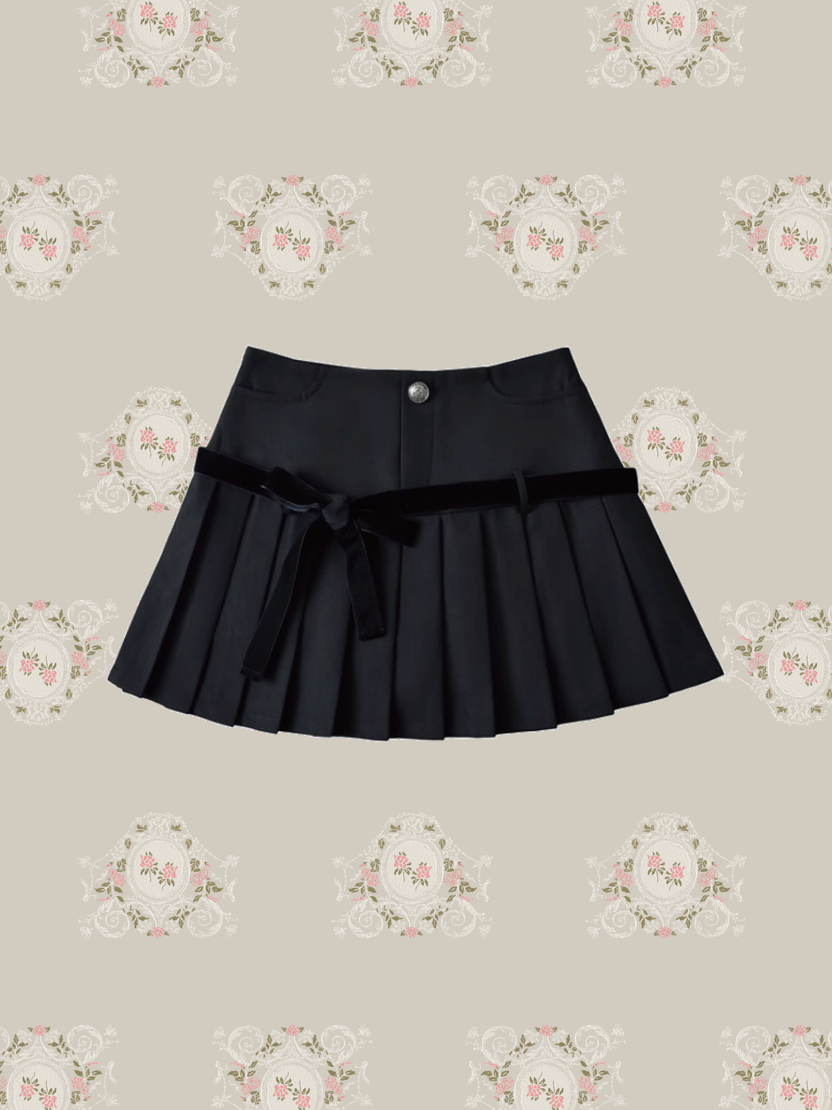 Preppy Style Mini Skirt/プレッピースタイルミニスカート