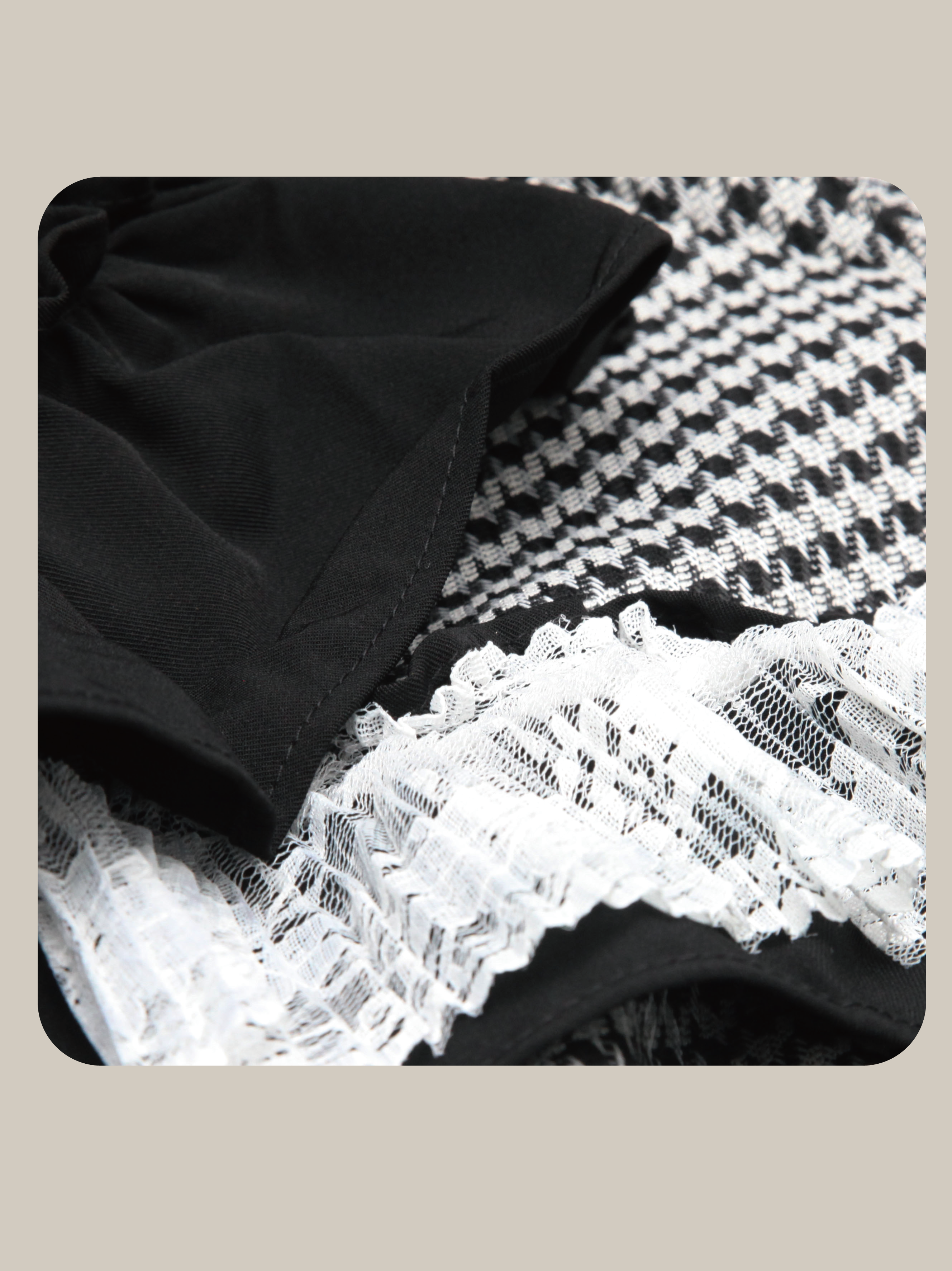 ・予約商品・Chidori Lace Frill Jacket・千鳥レースフリルジャケット