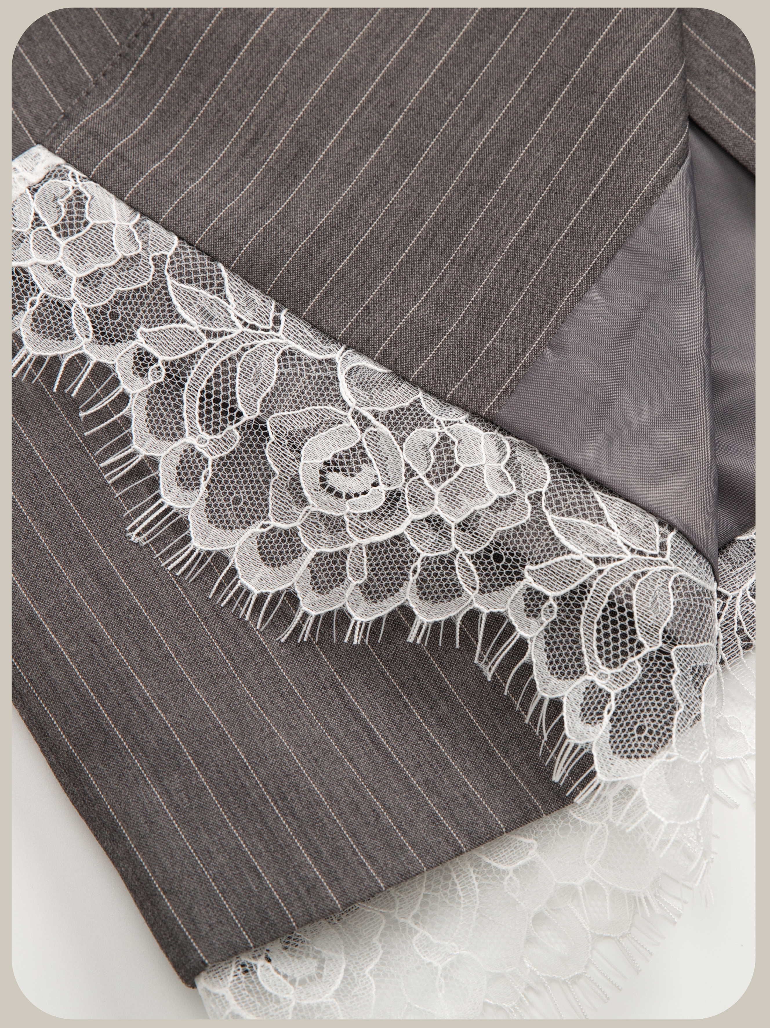 ・予約商品・Open Shoulder Lace Blazer Dress/オープンショルダーレースブレザードレス