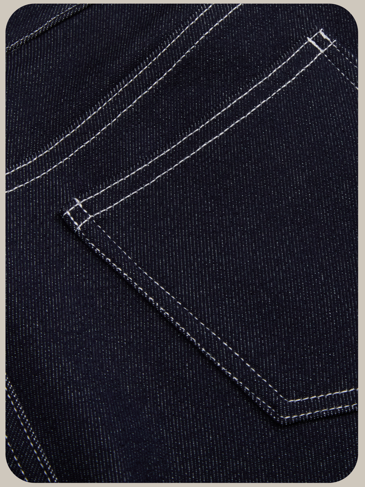 Check Stitching Denim Jacket Set Up/チェックステッチデニムジャケットセットアップ